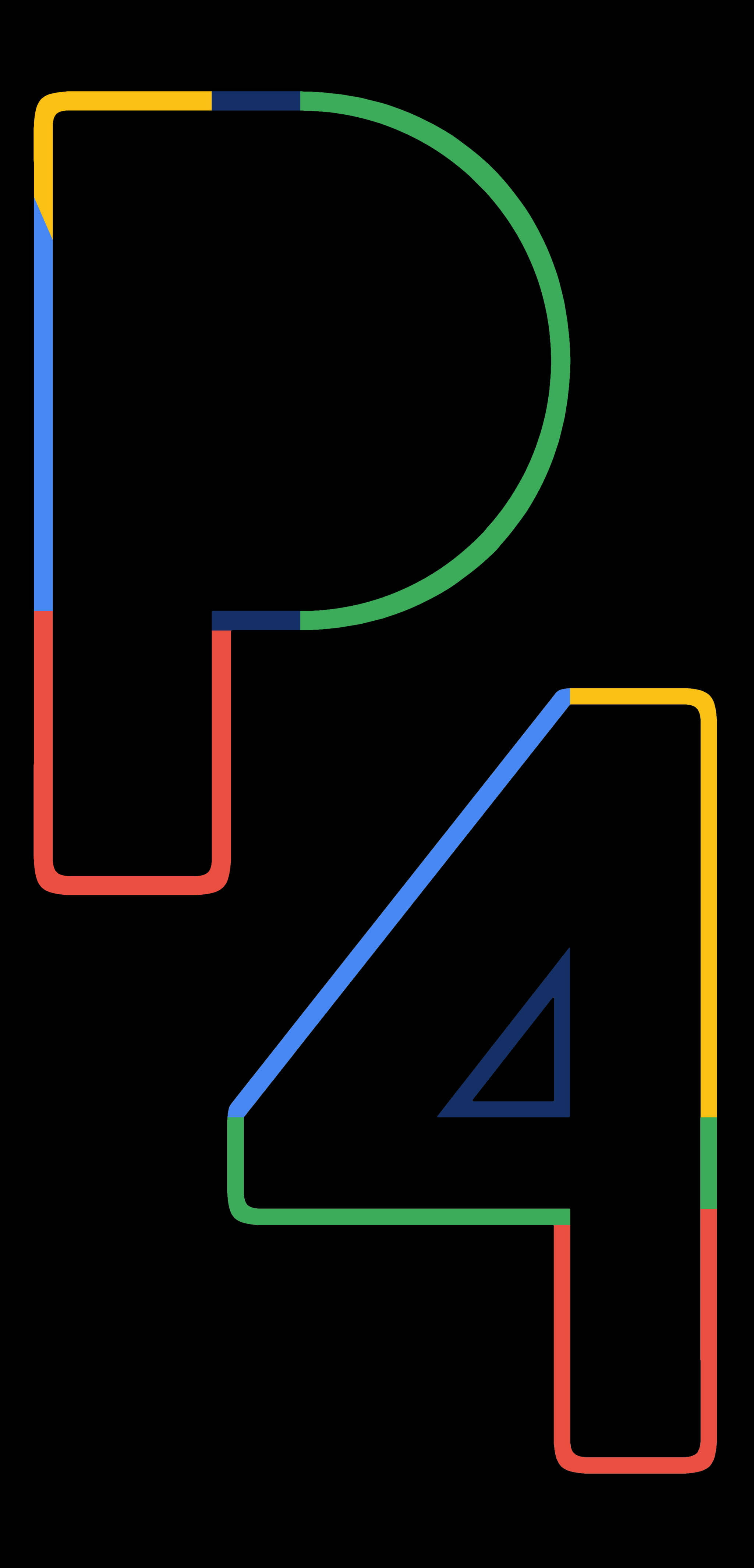 P4 ラインアート Google Pixel 4 壁紙