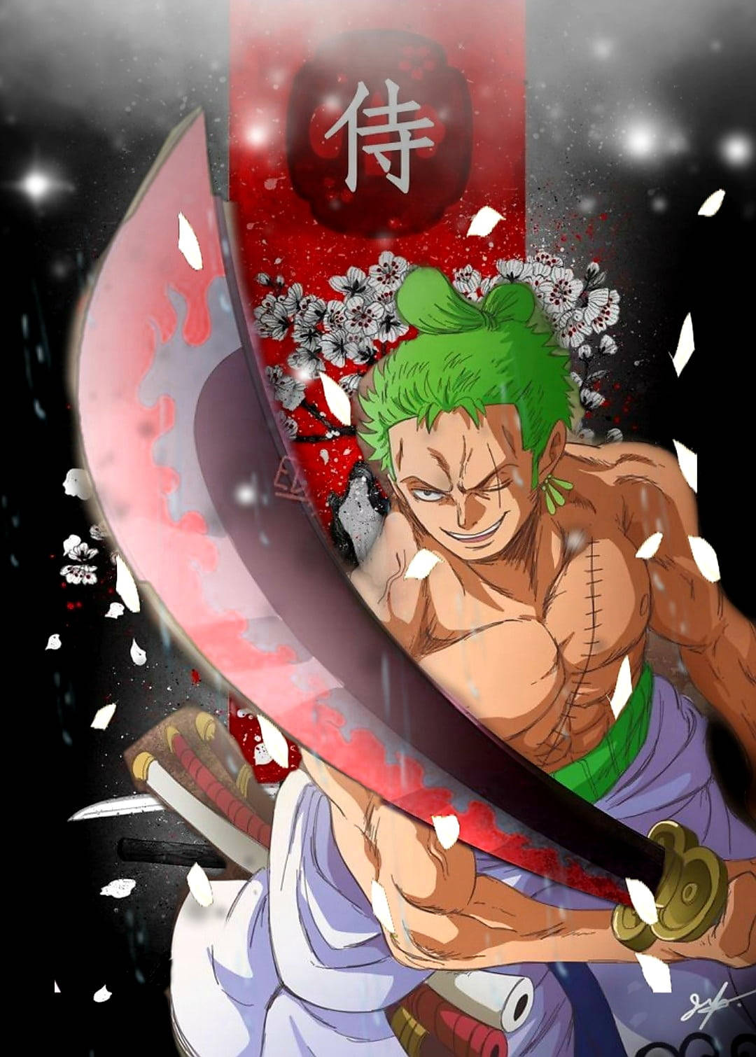 グラフィックアート アニメ ロロノア・ゾロ PFP 壁紙