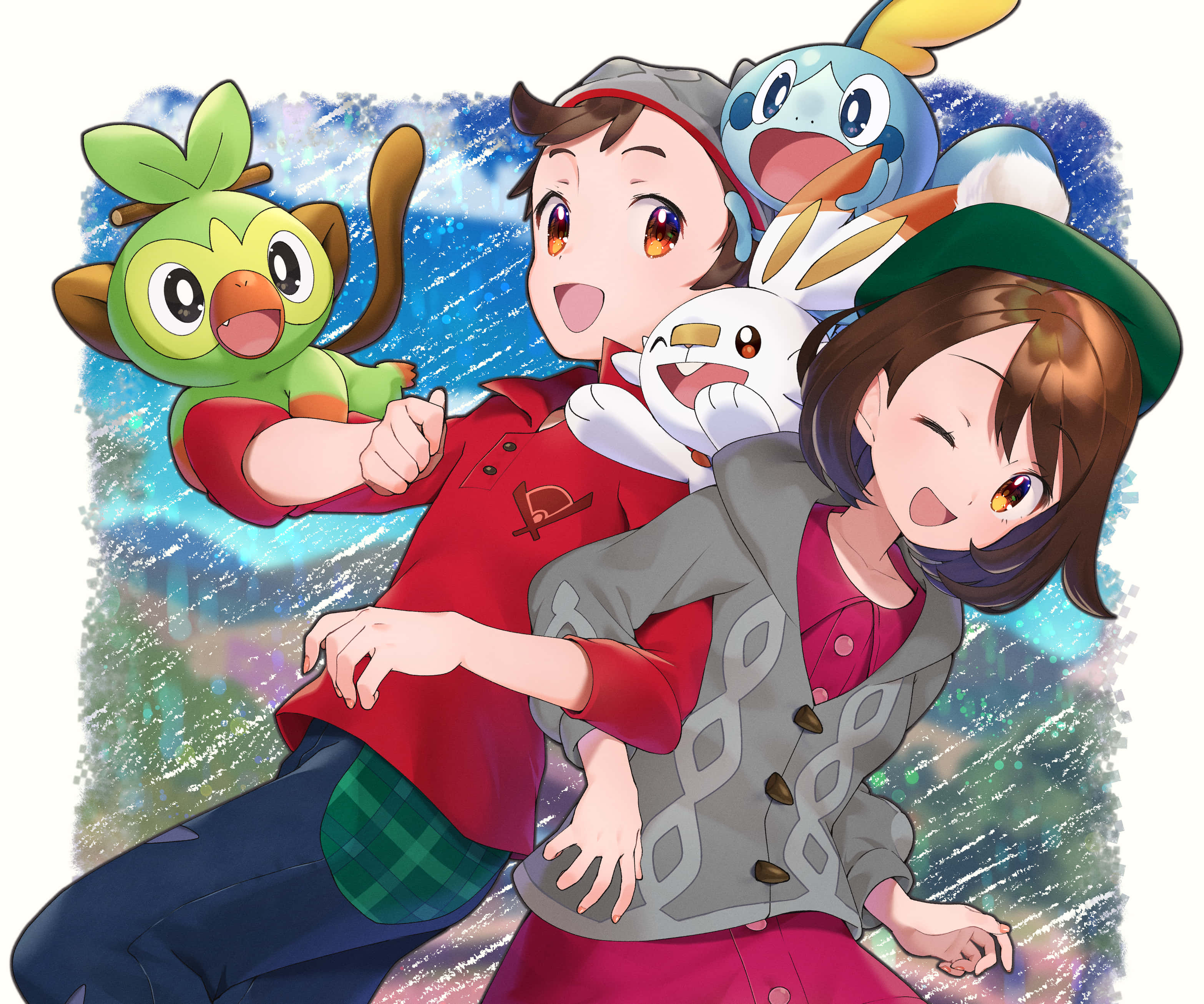 ビクターとグロリアのポケモンPFP 壁紙