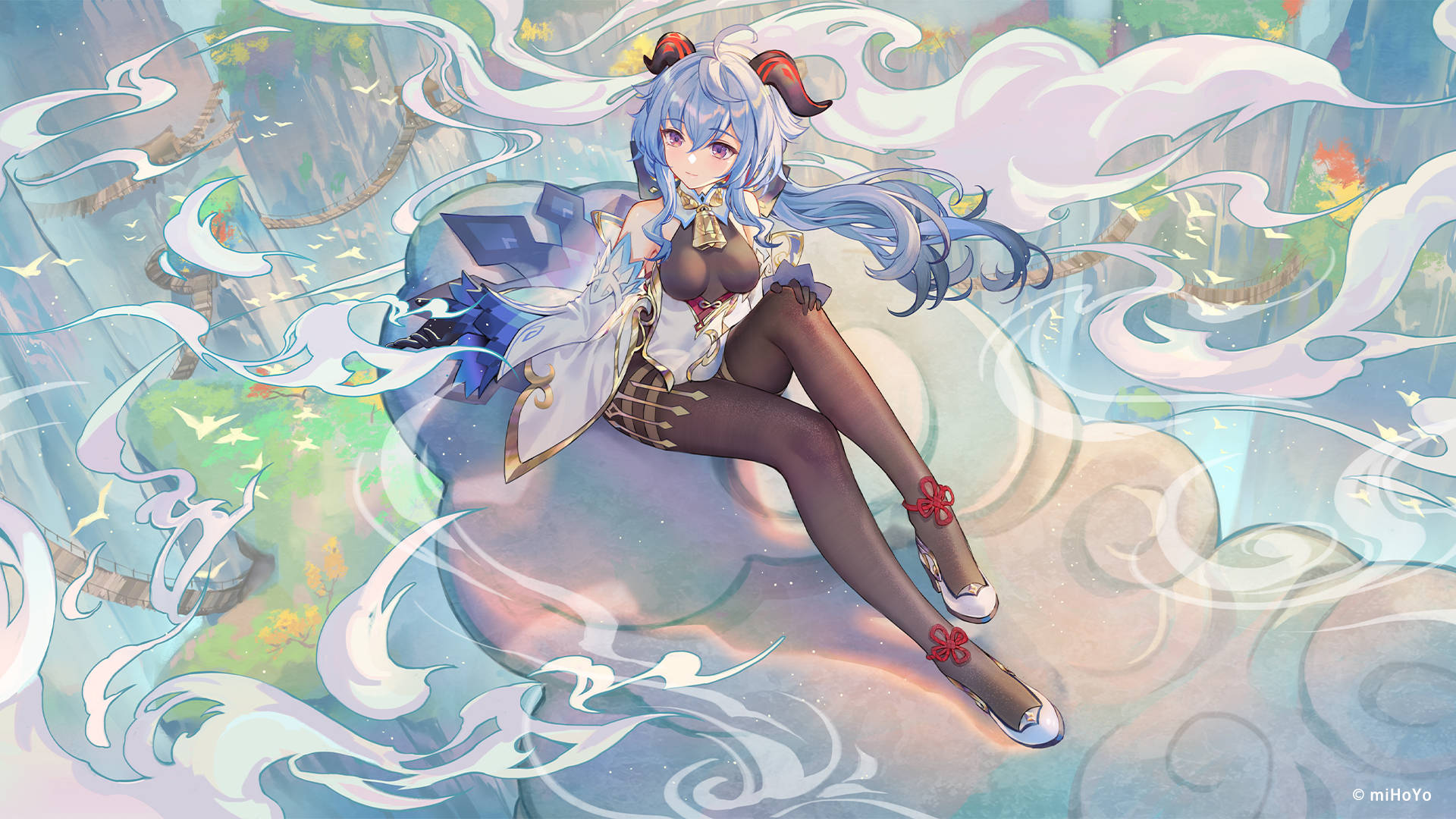 原神アニメガール甘雨PFP 壁紙