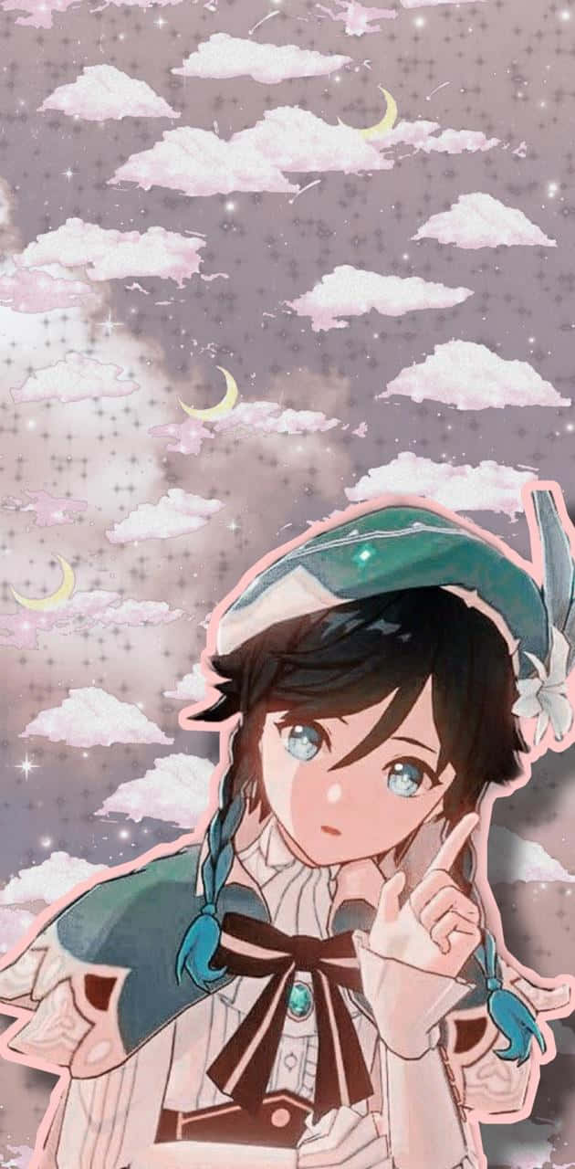 警告するウェンティのPFP 壁紙