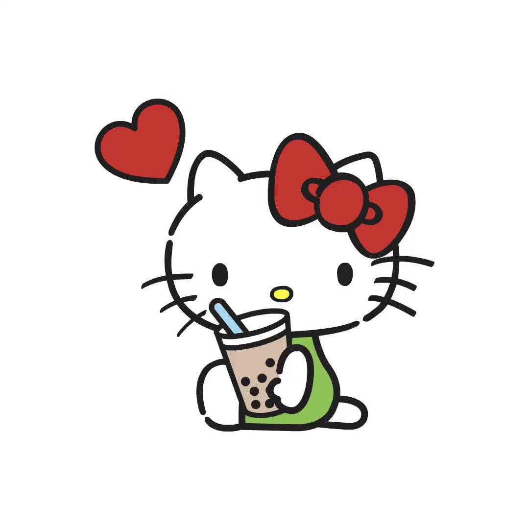 ミルクティーのハローキティ PFP 壁紙