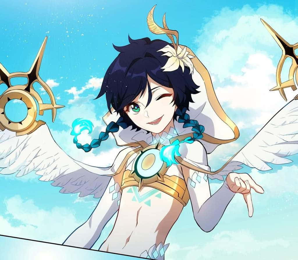ウインクするヴェンティ PFP 壁紙