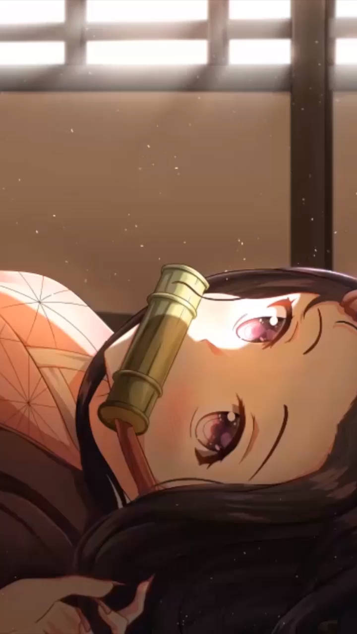 かわいいアニメPFP 竈門禰豆子 壁紙