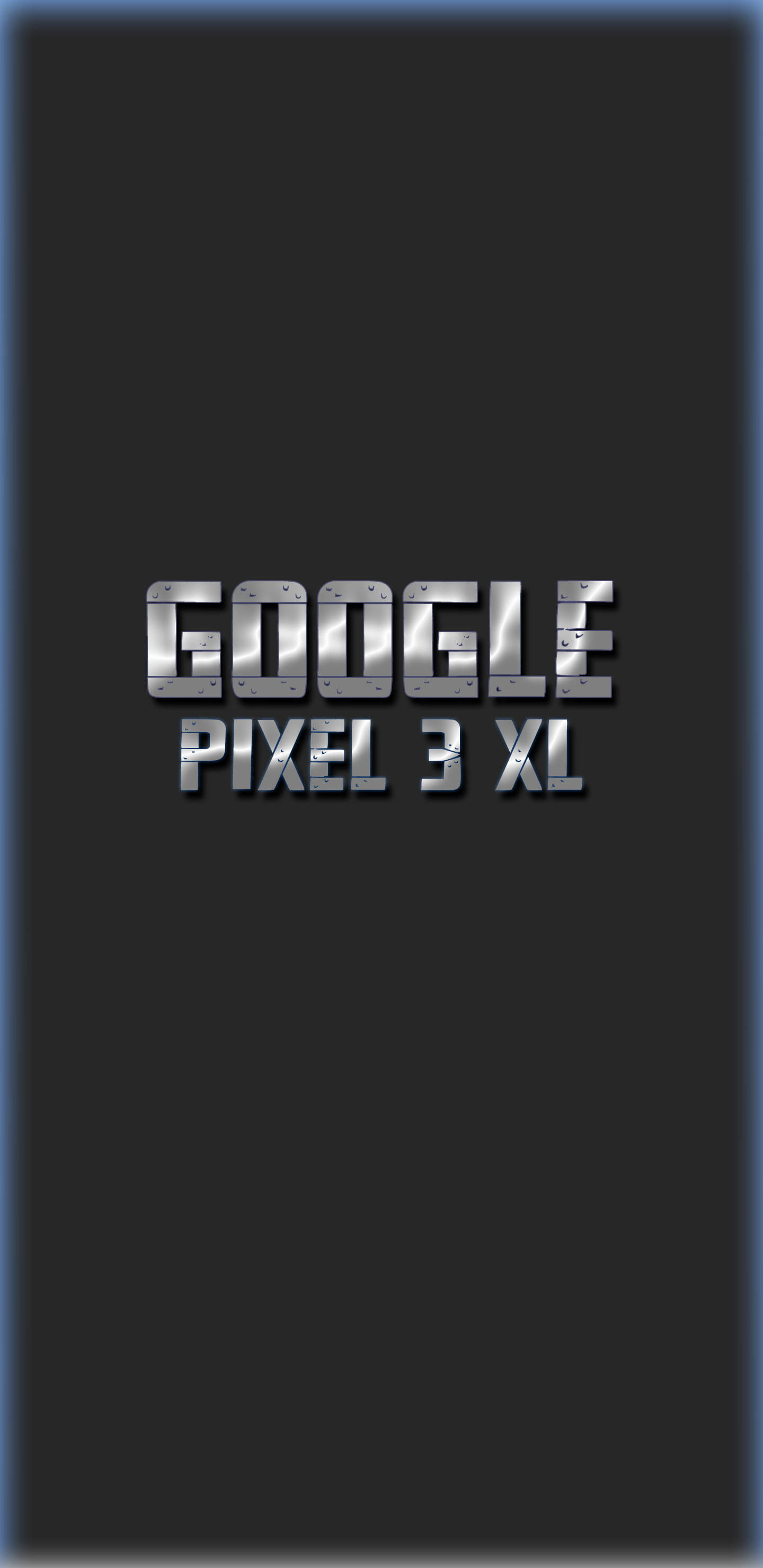 Pixel 3 XL メタルロゴ 壁紙