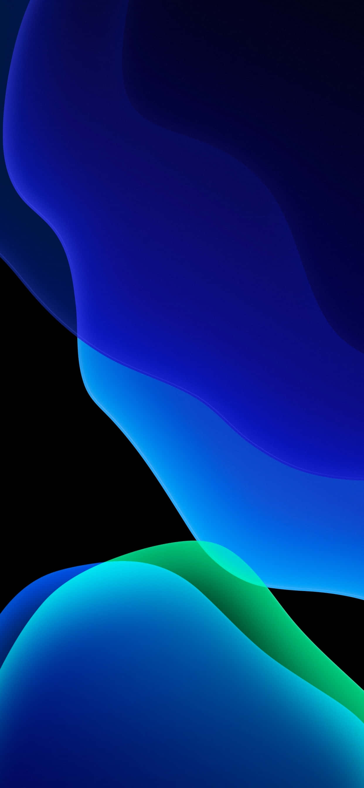 青と黒のPixel 3XL AMOLED 背景 壁紙