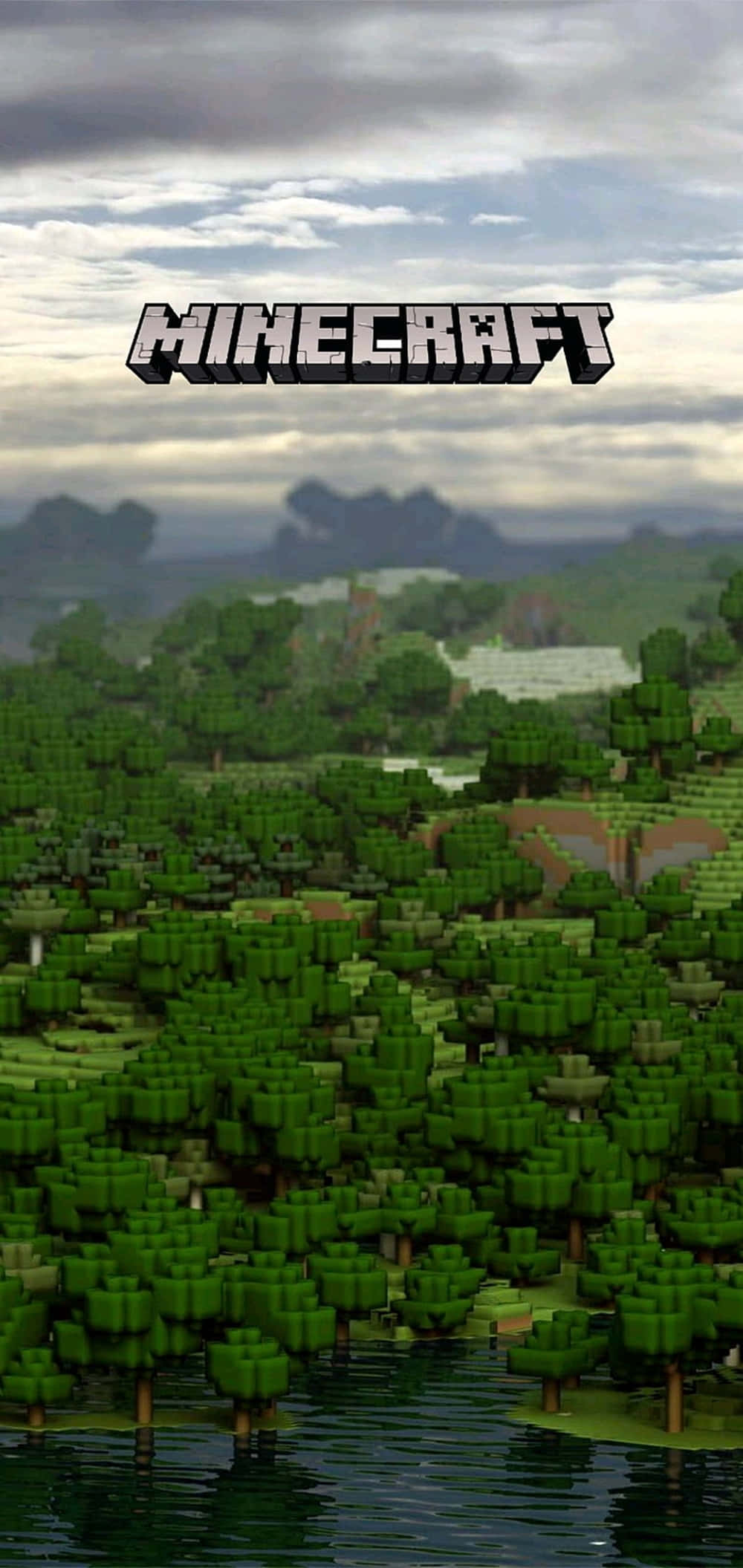 Pixel 3xl Minecraft 壁紙 灰色の雲 壁紙