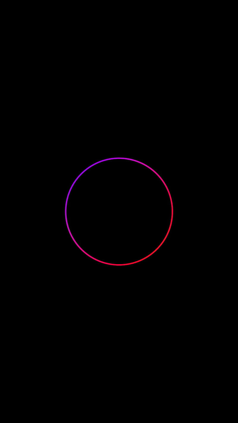 ブラックサークル Pixel 3xl OLED 壁紙