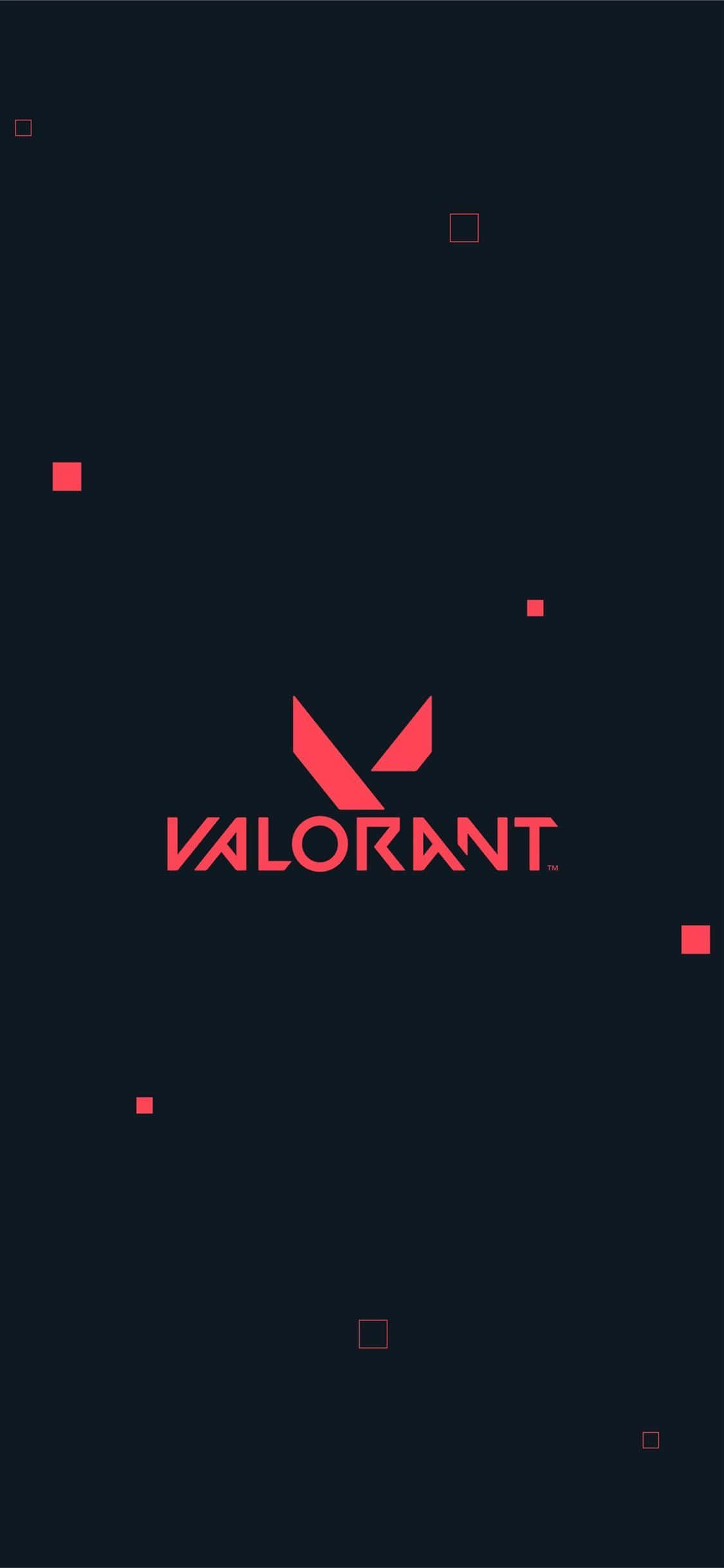 Pixel 3xl Valorant 背景 赤いロゴ 壁紙