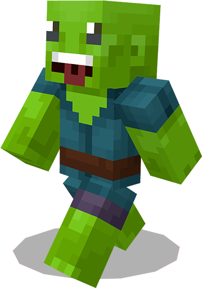 マインクラフトのゾンビキャラクター.PNG 壁紙