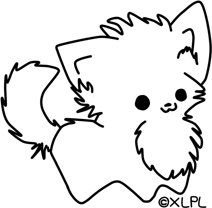 かわいいスケッチ風の猫の絵.PNG 壁紙