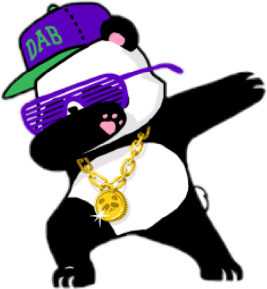 ヒップホップパンダのダブ.PNG 壁紙