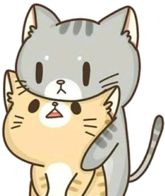 かわいい_シマ模様の_キャラクター猫.PNG 壁紙