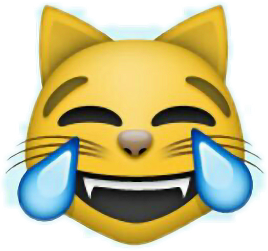 笑っている猫_絵文字_嬉し涙.PNG 壁紙