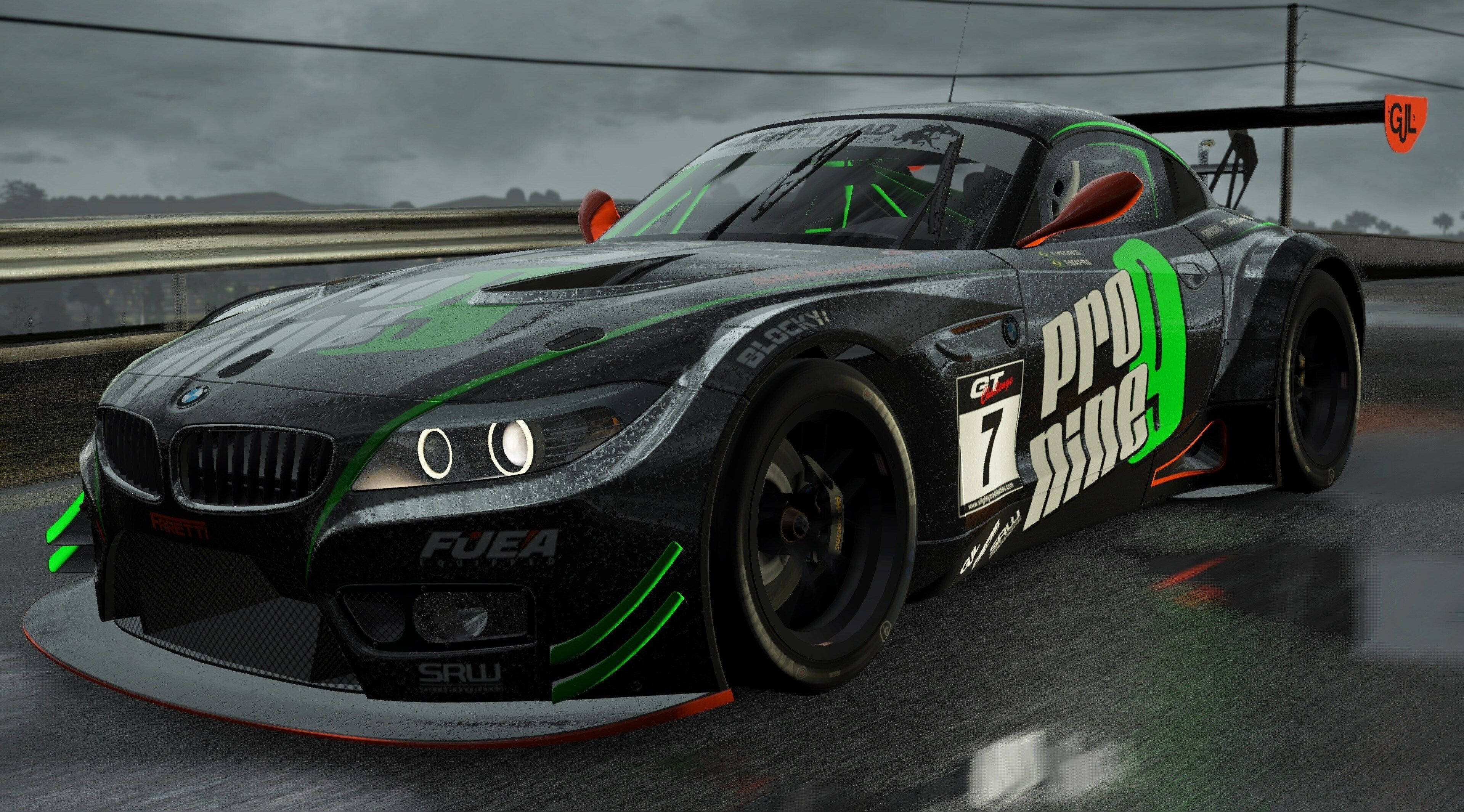 Project Cars 4K ブラック BMW M6 壁紙