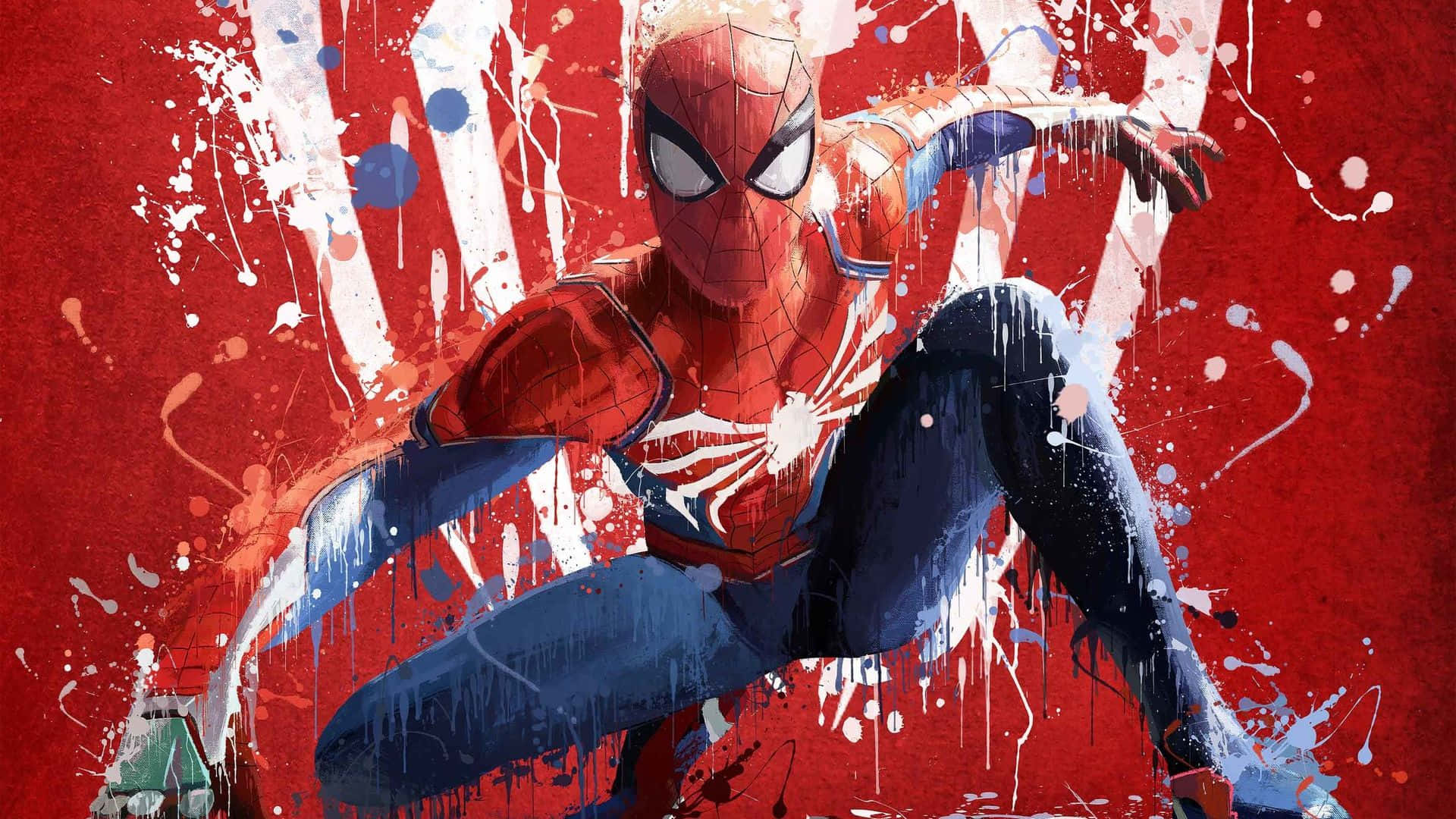スパイダーマン PS4 4K 激しいビデオゲームポスター 壁紙
