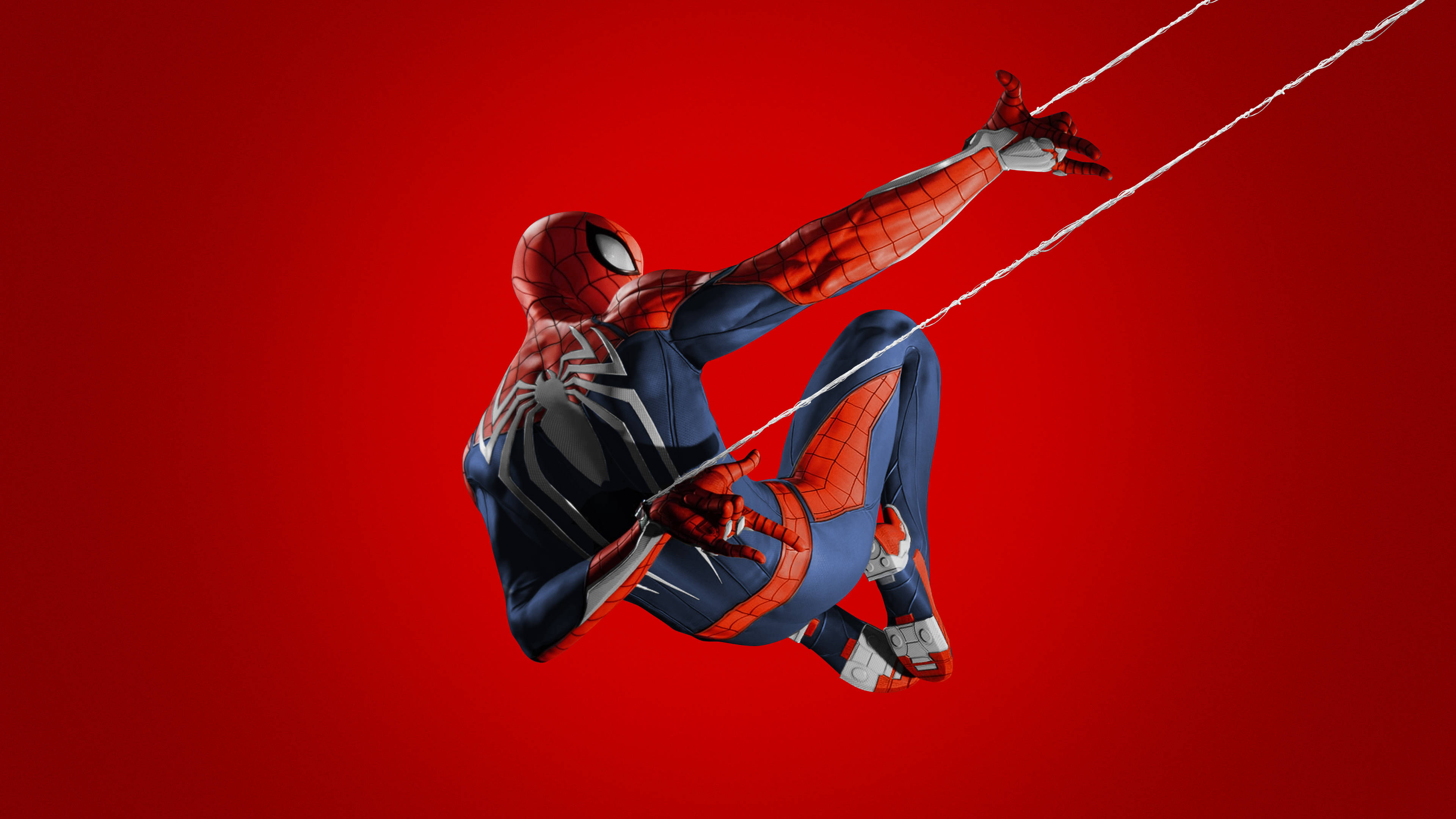 スパイダーマン PS4 ウェブにぶら下がる 壁紙