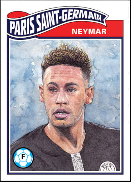 ネイマール PSG ポートレートカード 壁紙