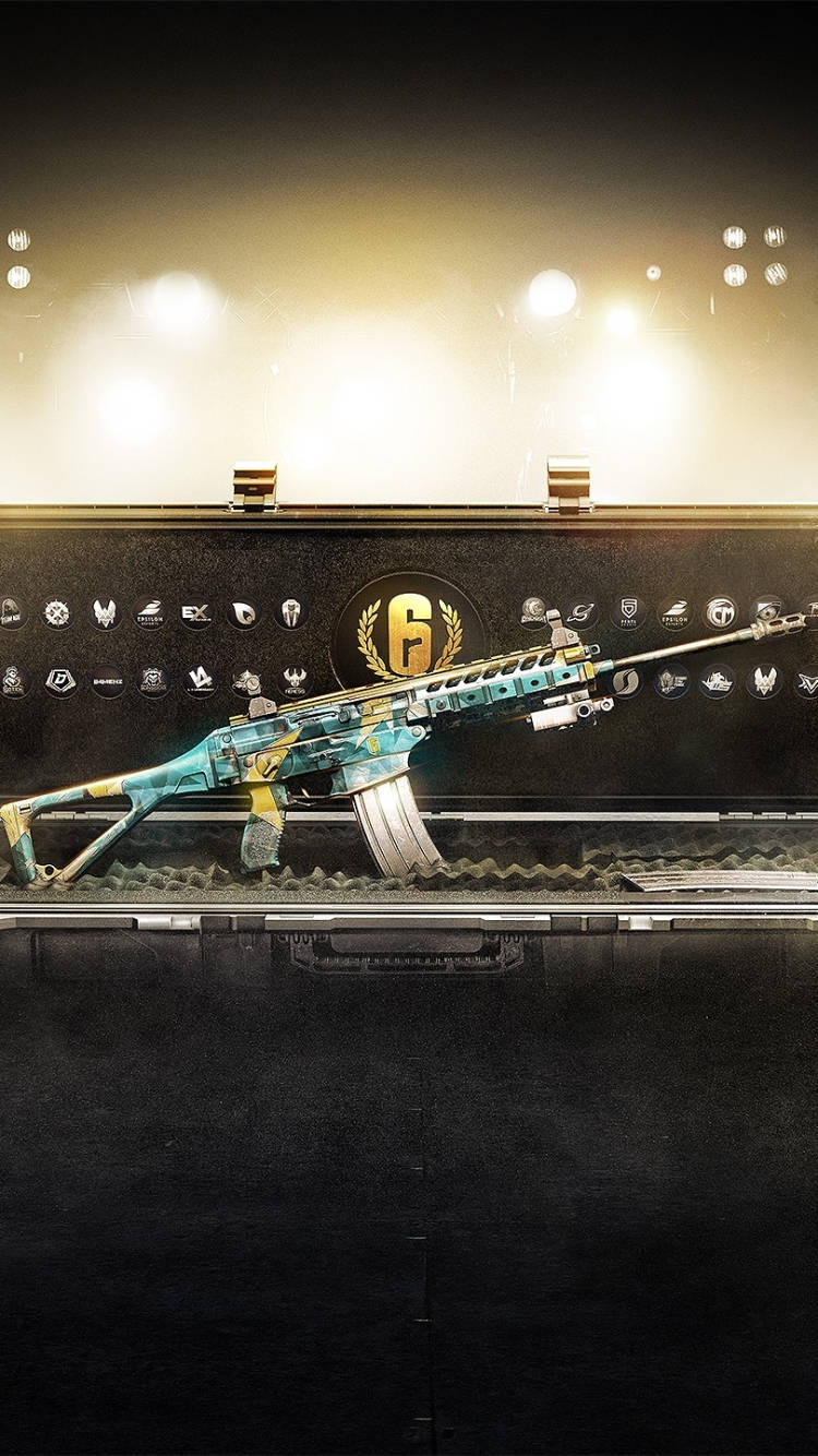Rainbow Six Siege ブルーネビュラガン iPhone 壁紙