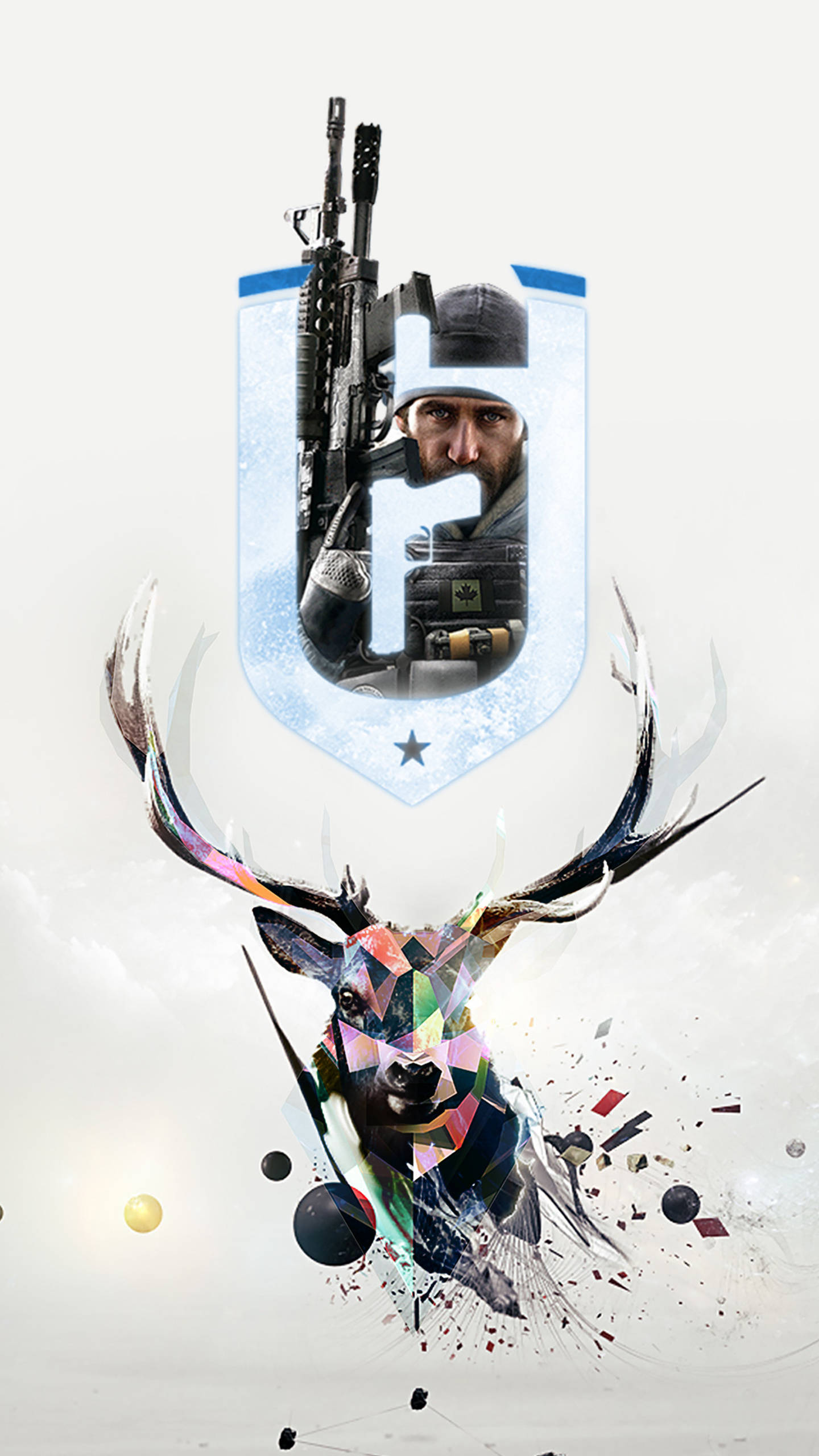 Rainbow Six Siege アート風iPhone壁紙 壁紙