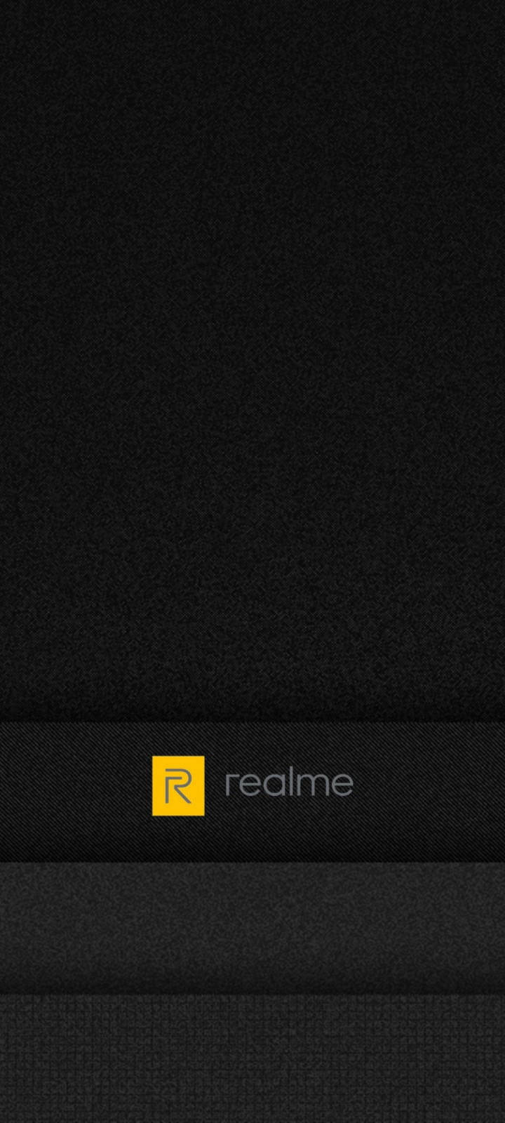 Realme ロゴ ブラック＆グレー 壁紙