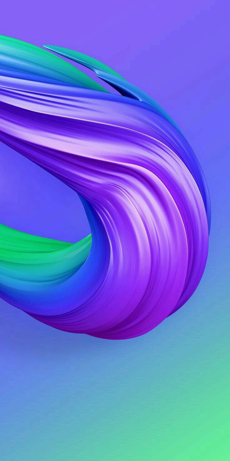 Redmi 9 パープルグリーンブレード 壁紙