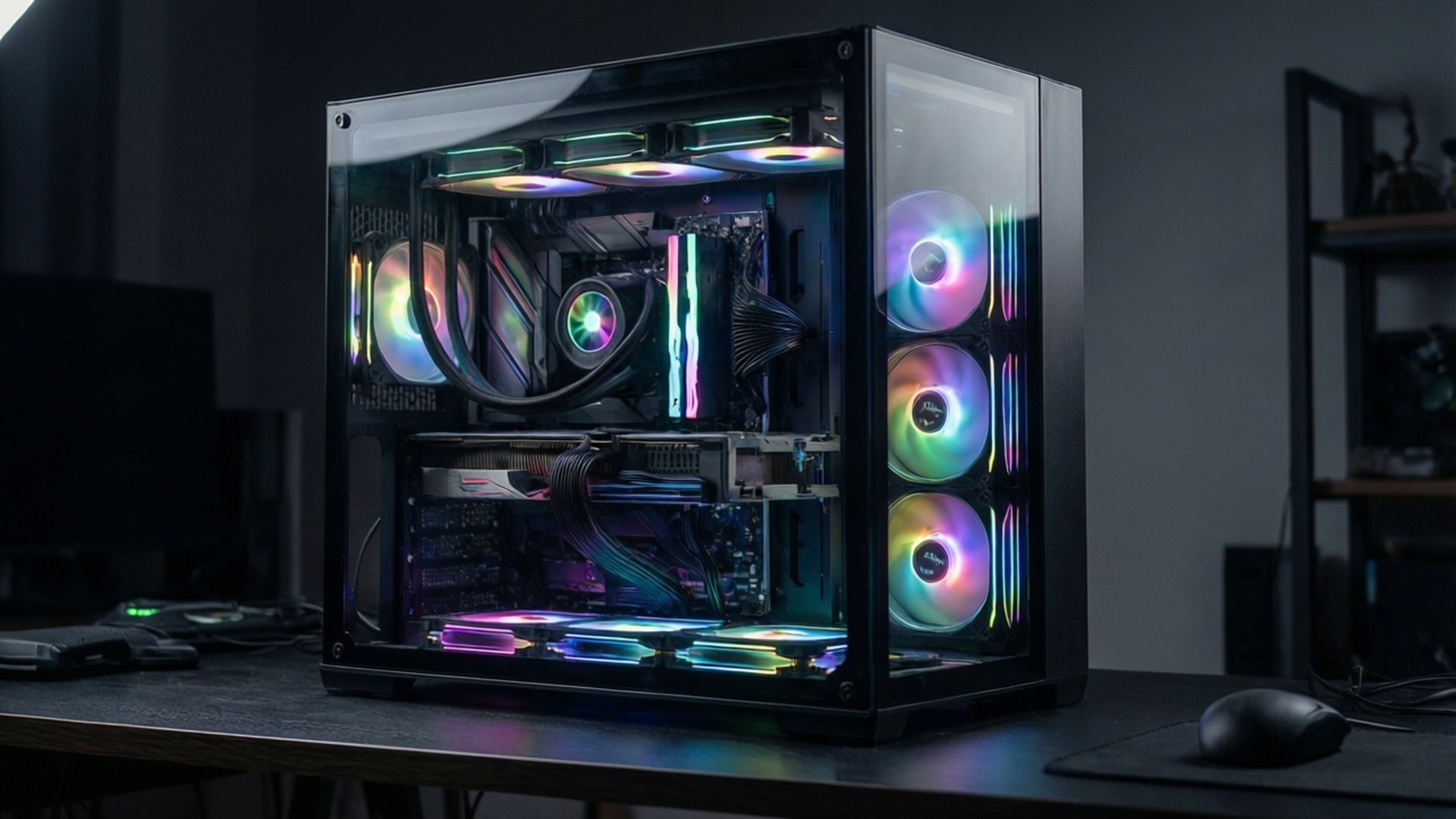 RGBゲーミングPC 壁紙