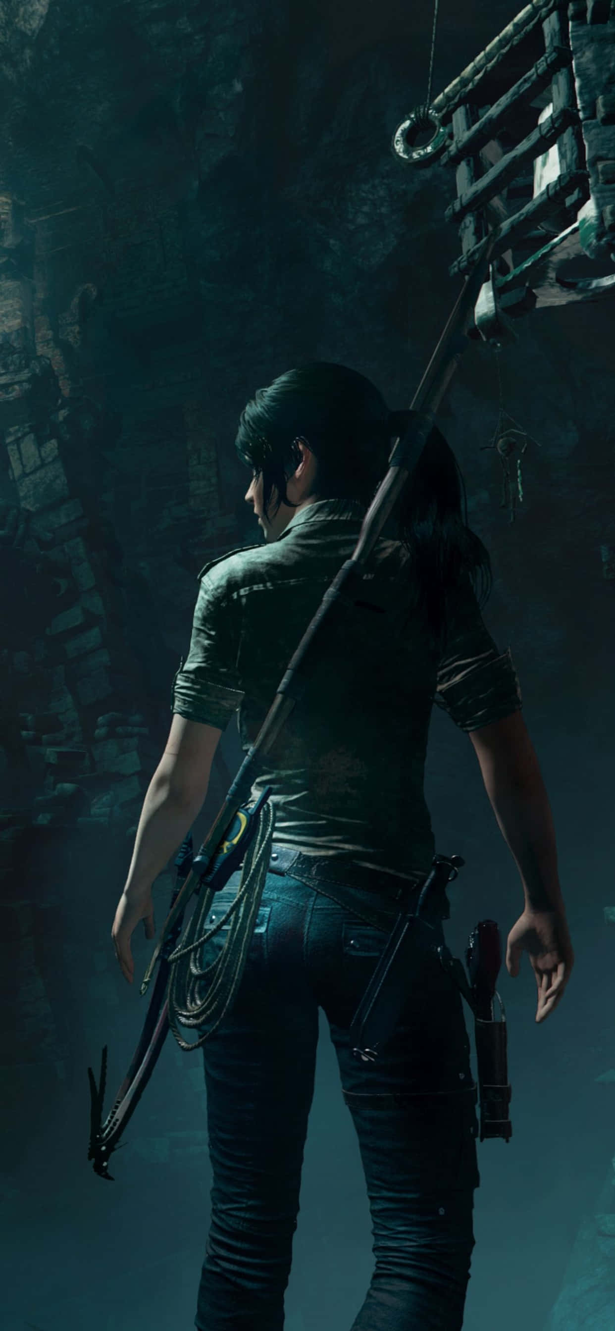 Rise Of The Tomb RaiderをあなたのIphone Xs Maxで旅する 壁紙
