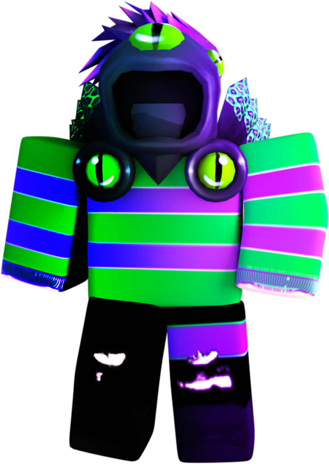 カラフルなRobloxキャラクターレンダリング 壁紙