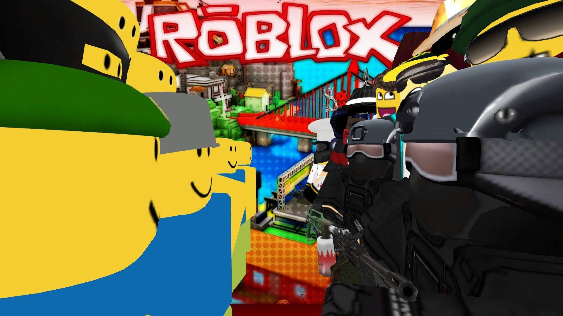 ROBLOXでは、高速でアクション満載のプレイヤー対プレイヤーのバトルが当たり前！ 壁紙