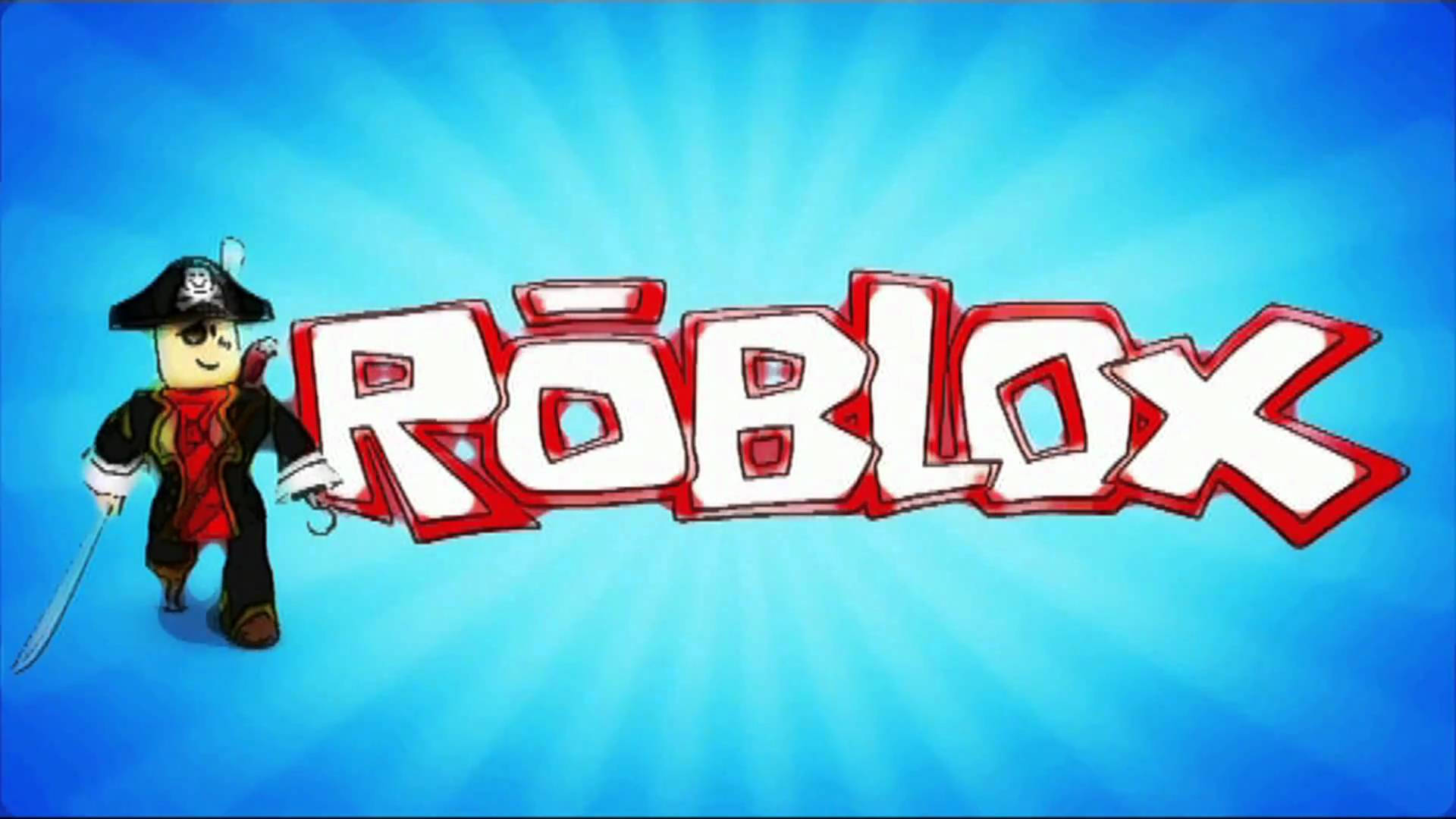 Robloxのファンアートロゴとアバター 壁紙