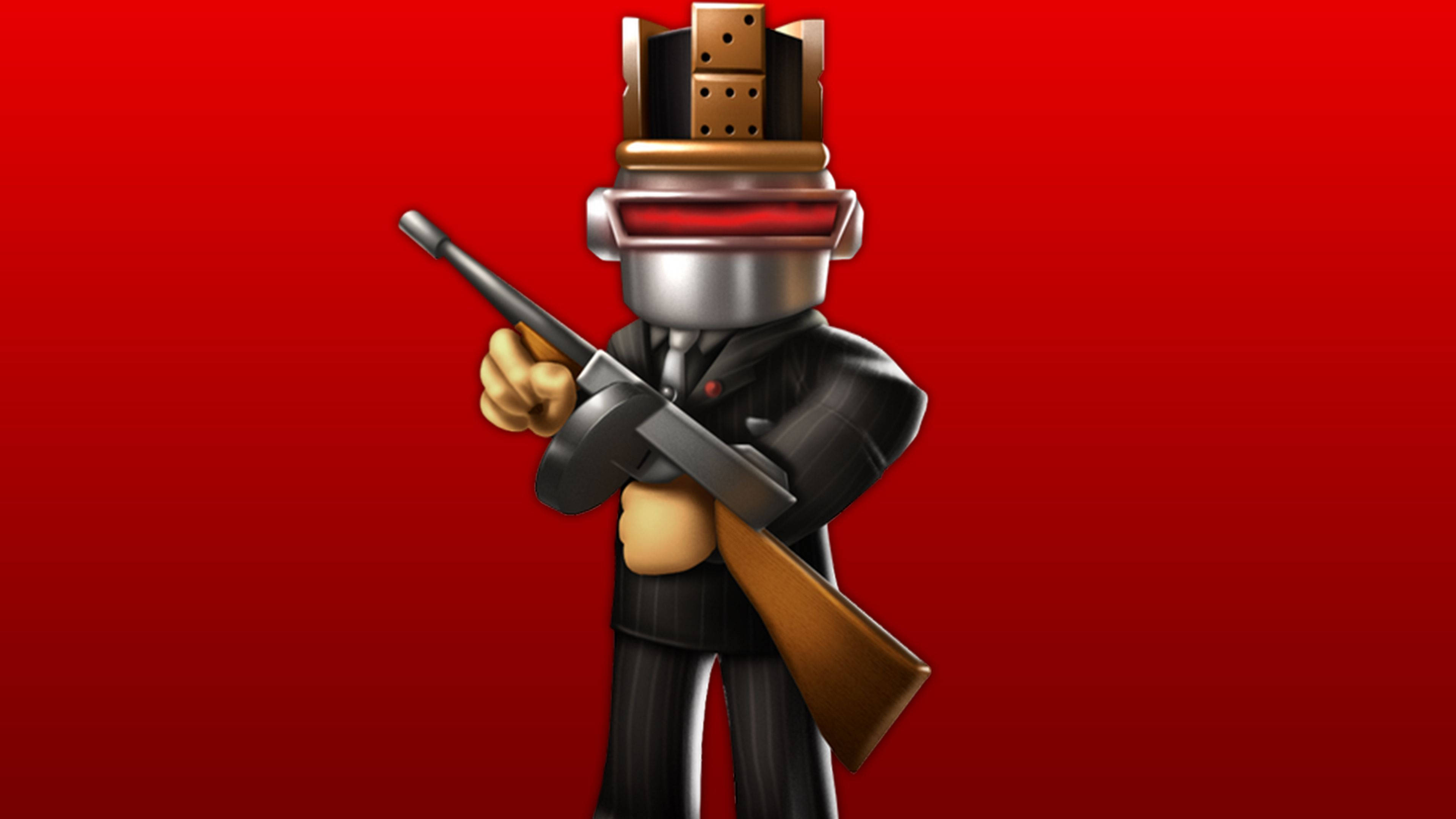 銃を撃つRobloxロボット 壁紙