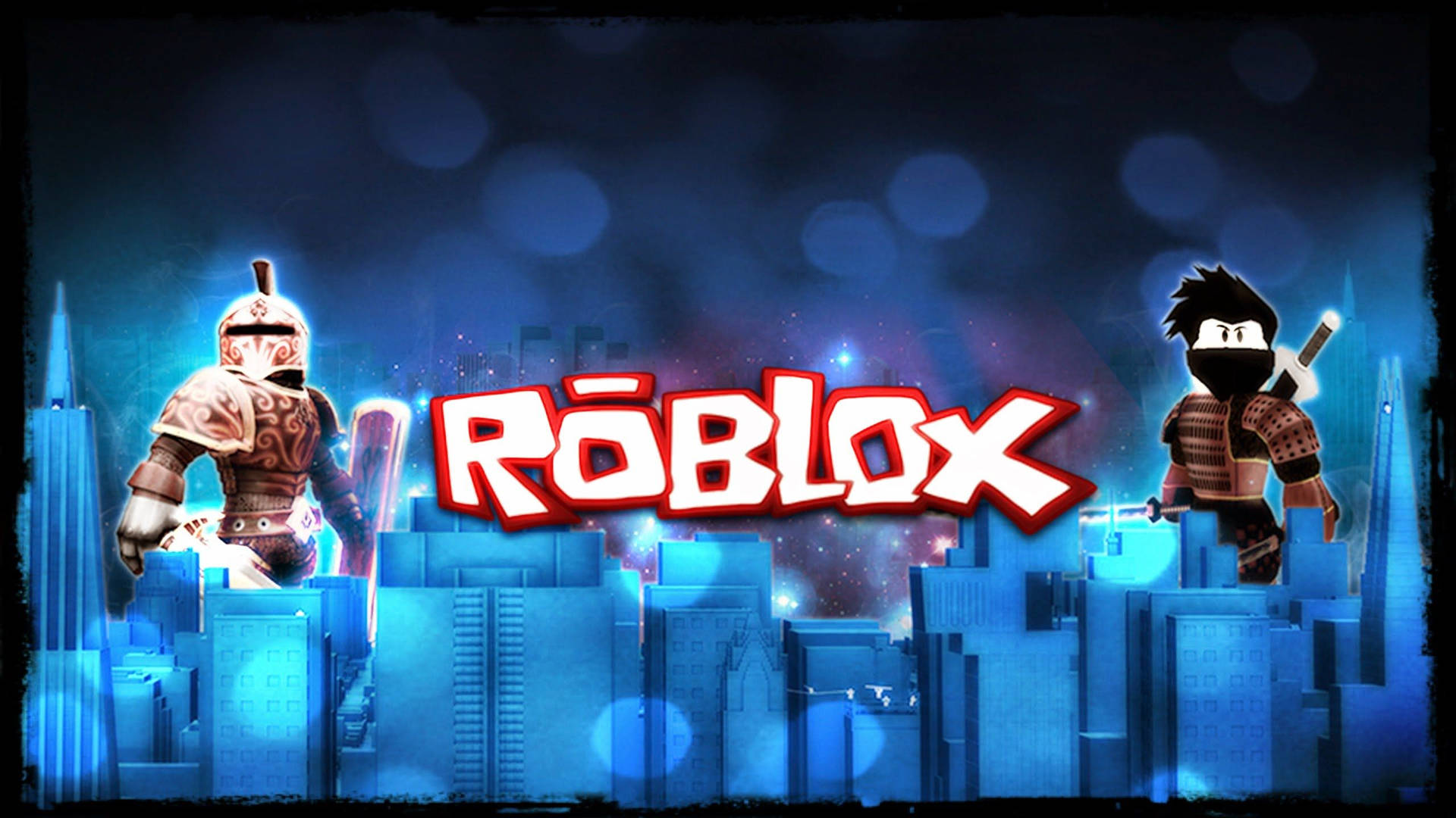 ネオン美学スタイルのRobloxカバー、クールでアーティスティックな壁紙