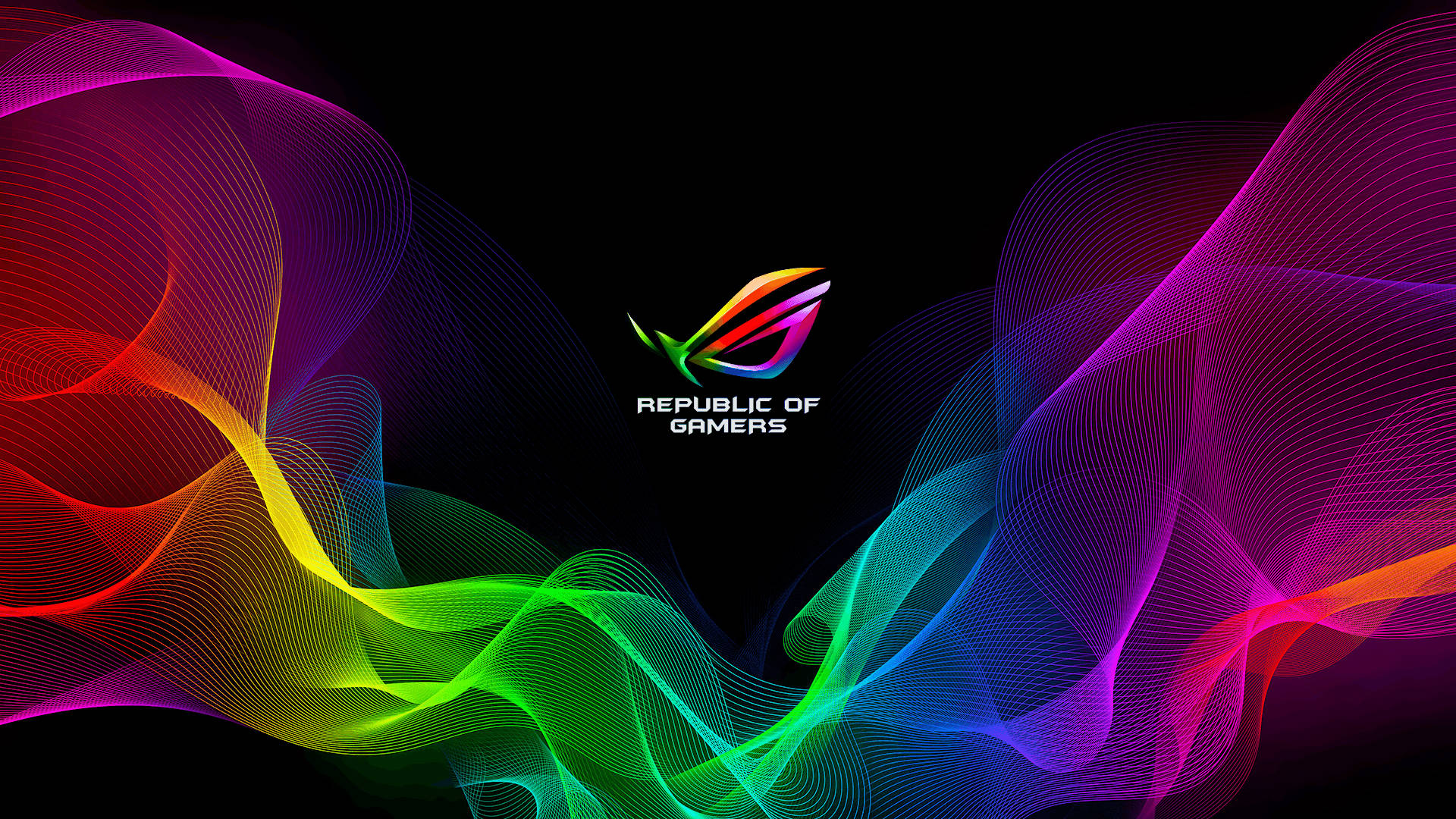 ROGロゴ RGB 4K 壁紙
