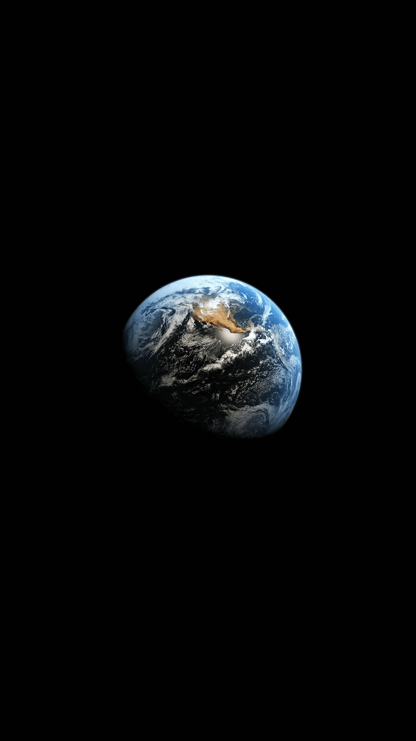 Samsung Galaxy 4K 地球 暗黒宇宙 壁紙