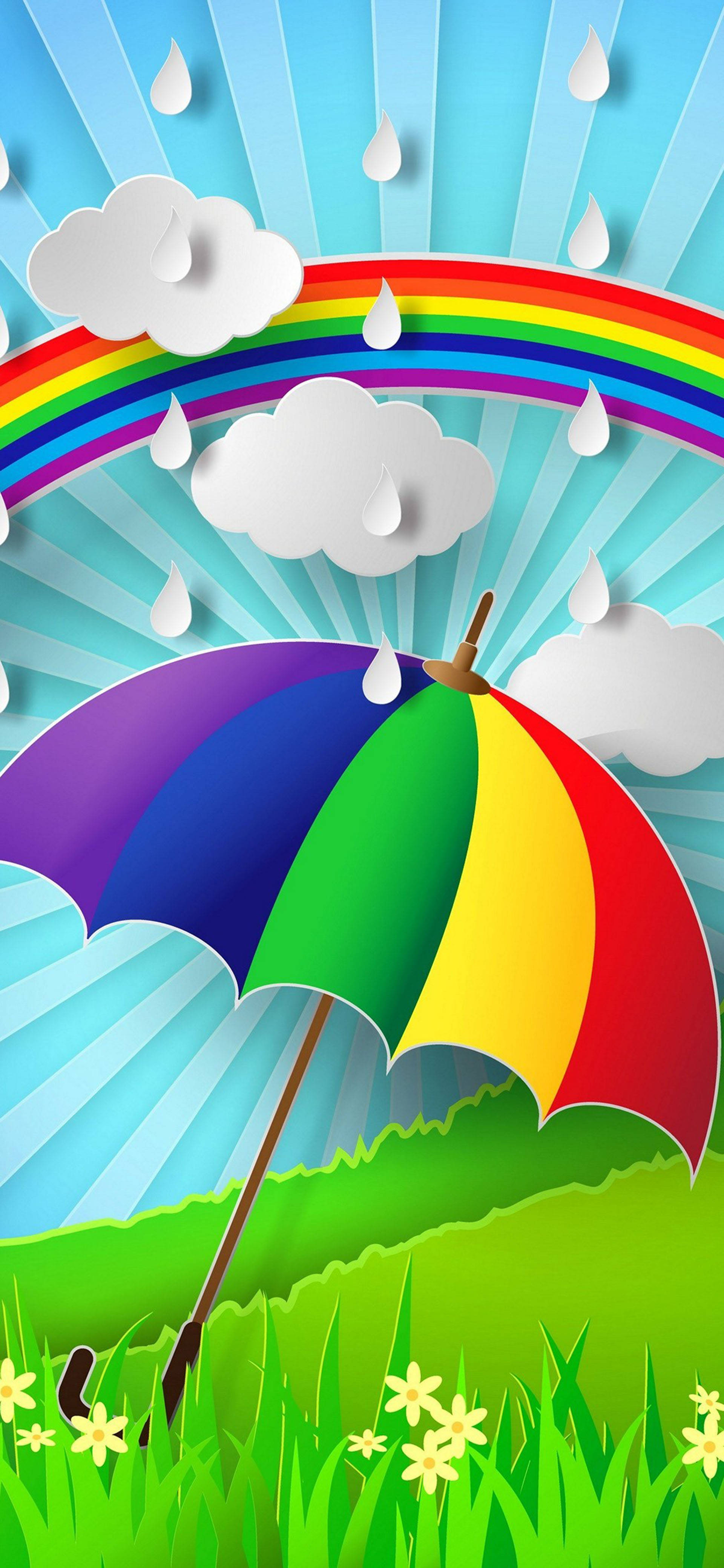 Samsung Galaxy S22 雨の天気 壁紙