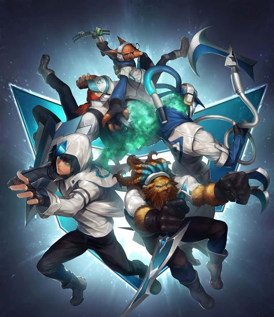 Samsung Galaxy White Pixel 3 XL League of Legends 壁紙
