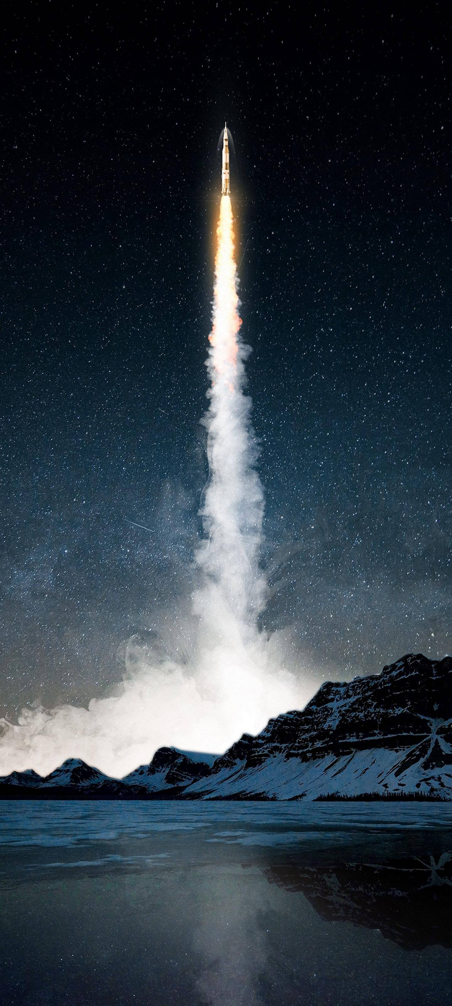 Samsung S21 Ultra ロケット打ち上げ 壁紙