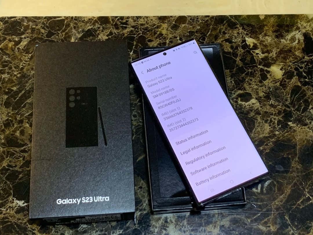 Samsung S23 Ultra 開封と詳細 壁紙