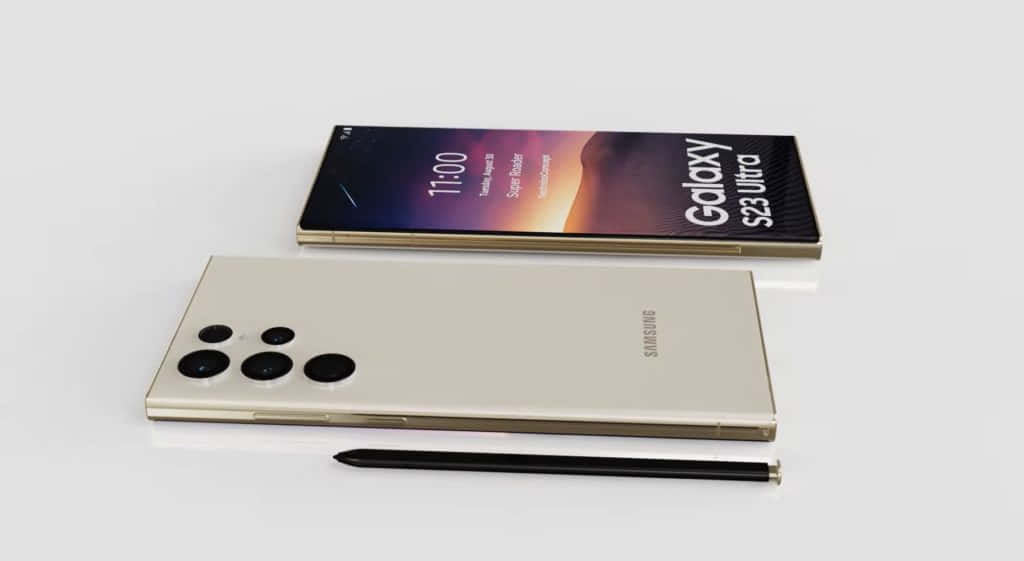 Samsung S23 Ultra ゴールド 壁紙