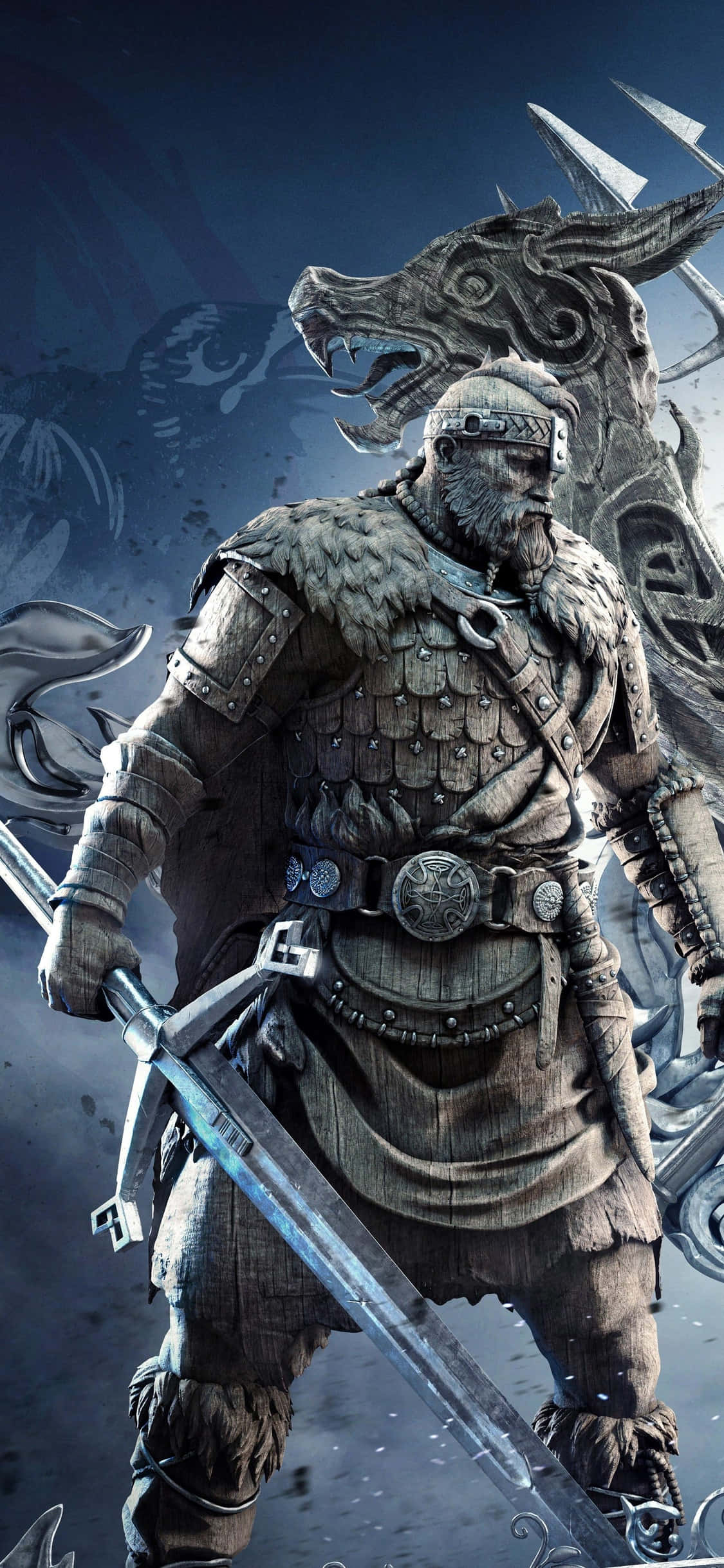 Samurai Against Dragon Android For Honor 背景 壁紙