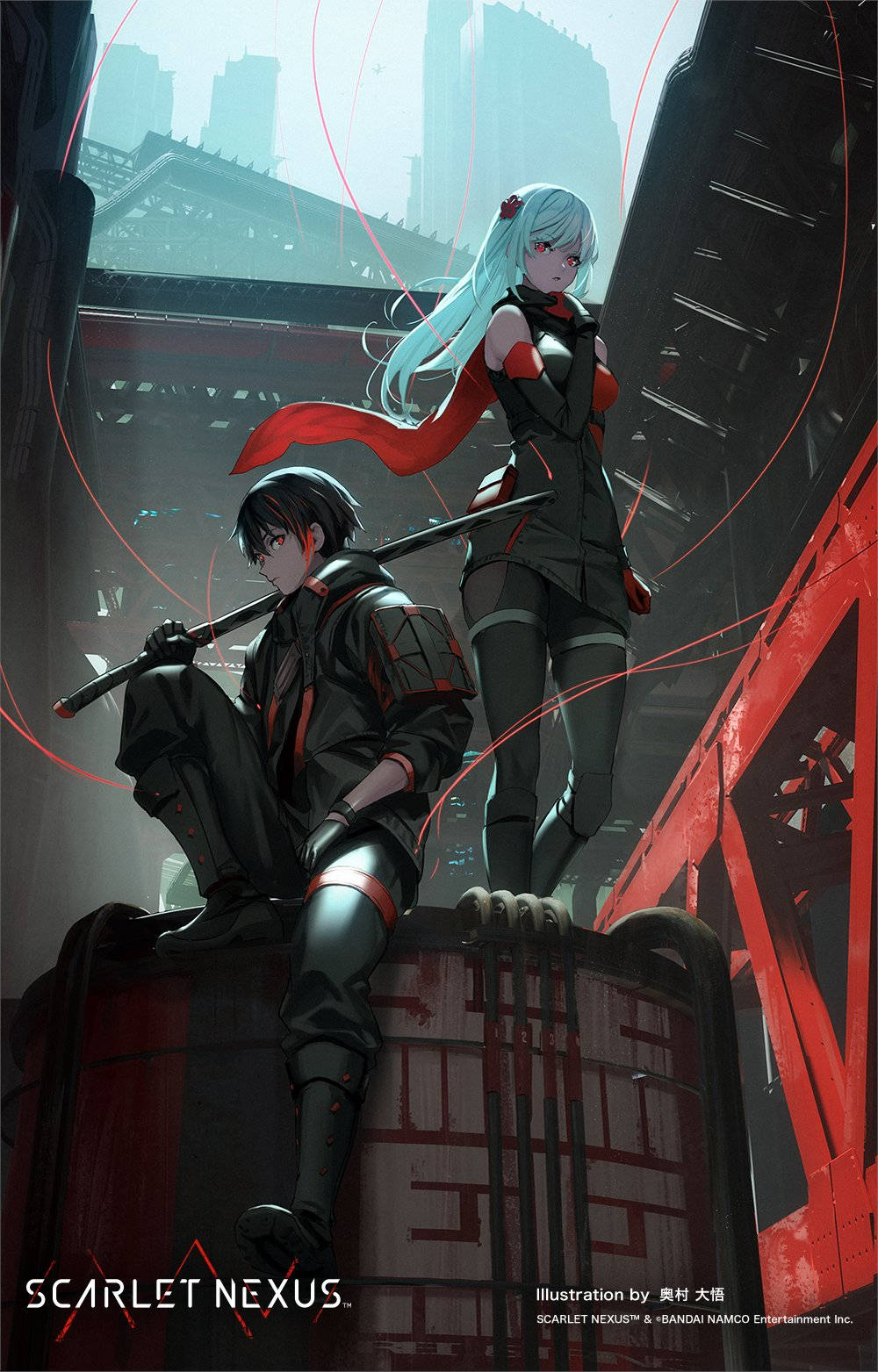 SCARLET NEXUS デジタルイラスト 壁紙