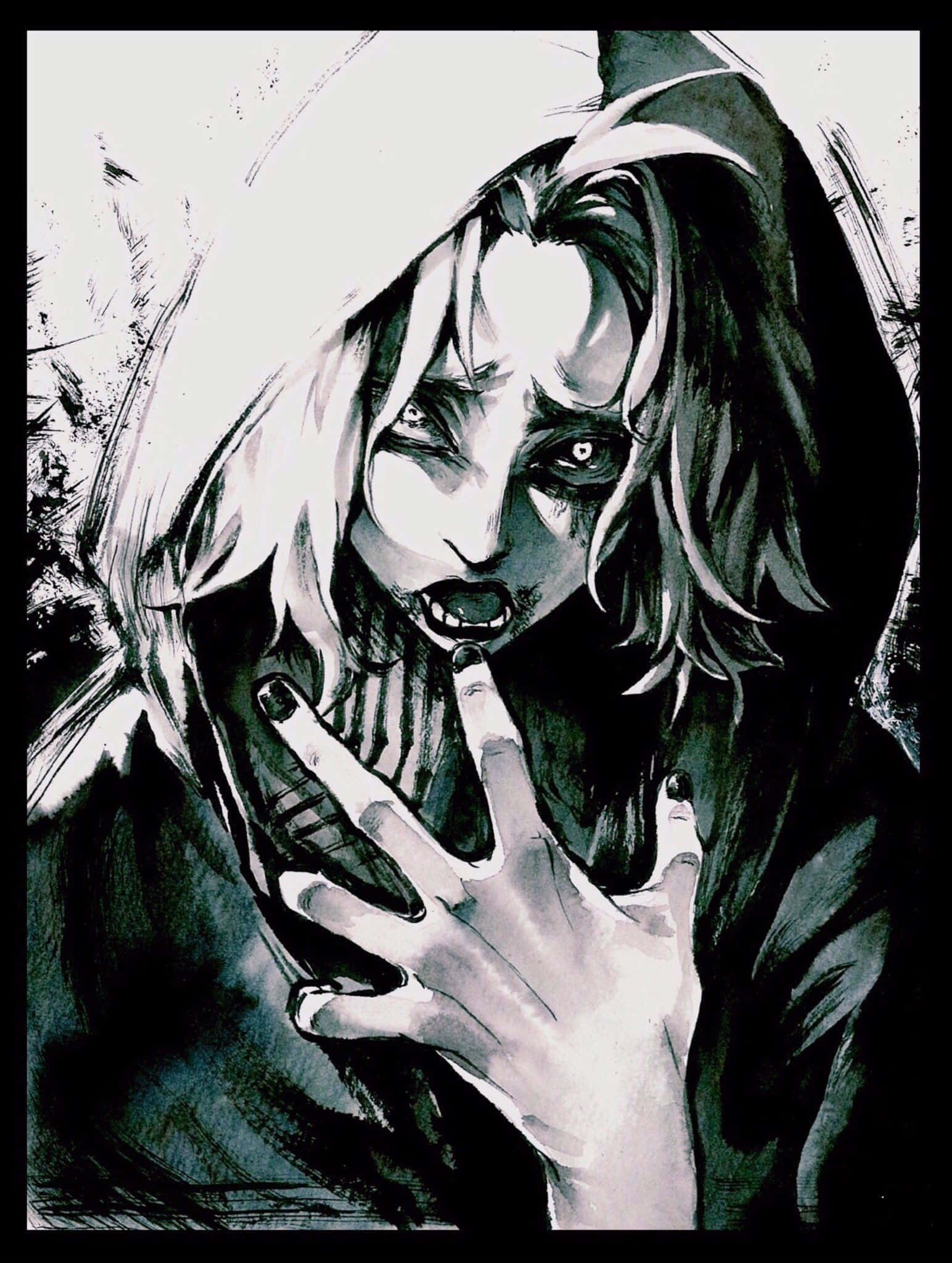"Seidou Takizawa - Tokyo Ghoul Character in Action Pose" 壁紙