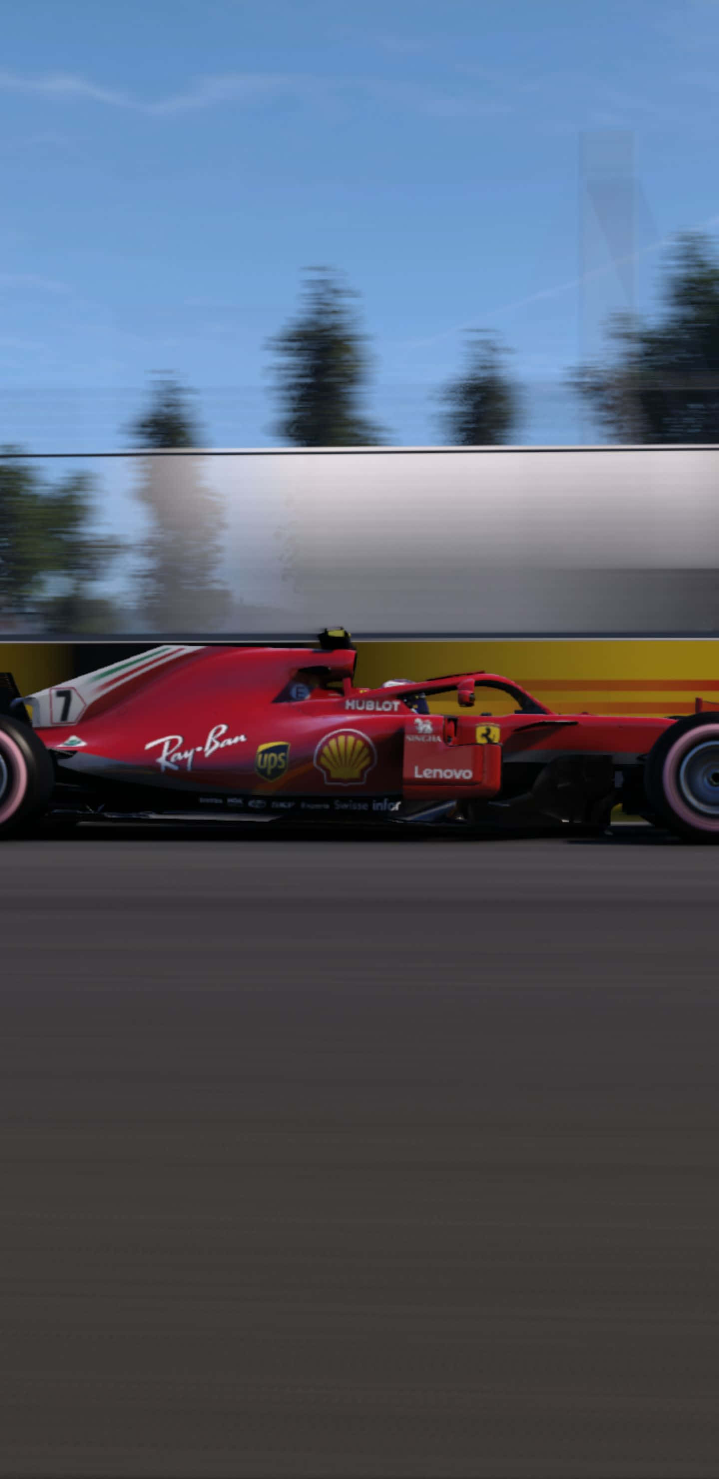フェラーリSF71H F1レーシングカー ピクセル3xl 2018年背景 壁紙