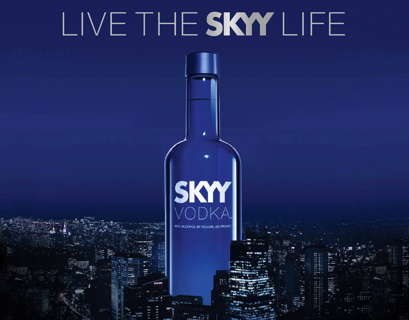 Skyyウォッカ「Live The Skyy Life」ポスター 壁紙