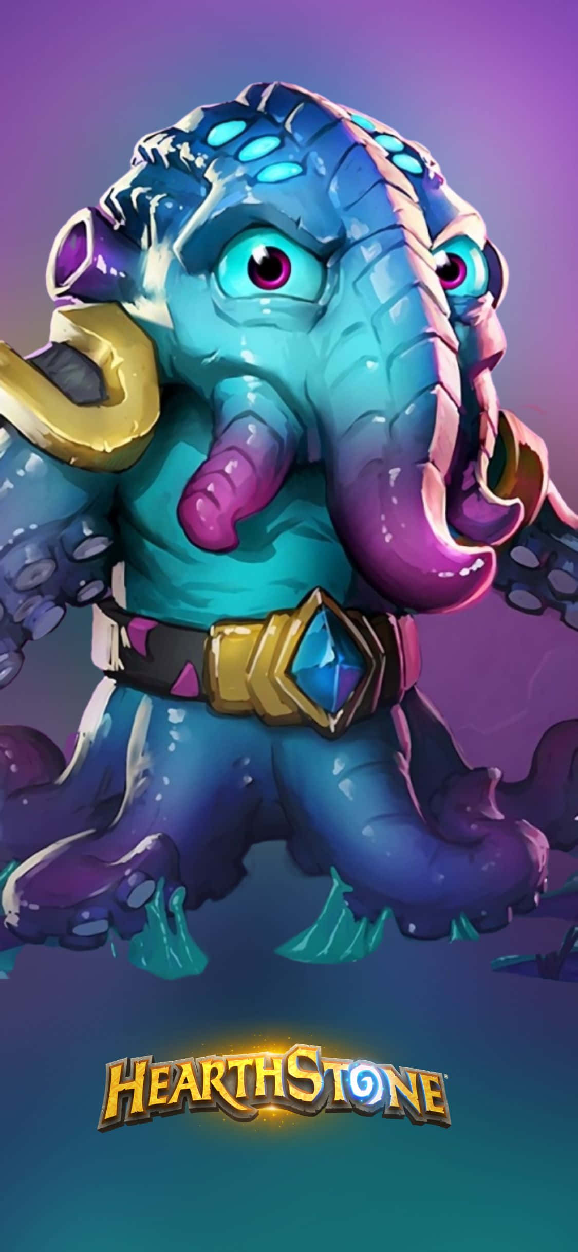 Spawn Of N'Zoth iPhone XS Hearthstone 背景 壁紙