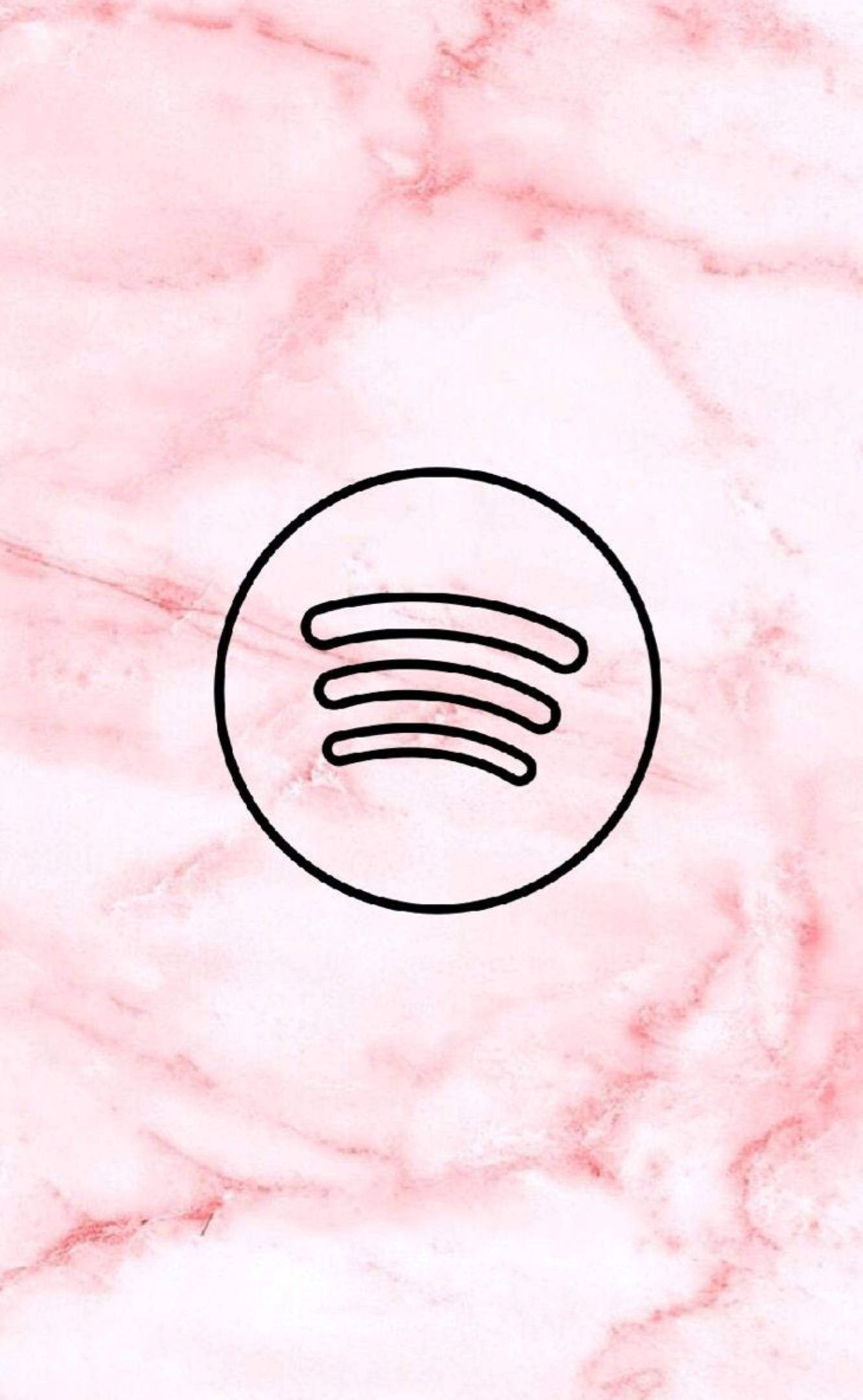 マーブルピンク Spotify 壁紙