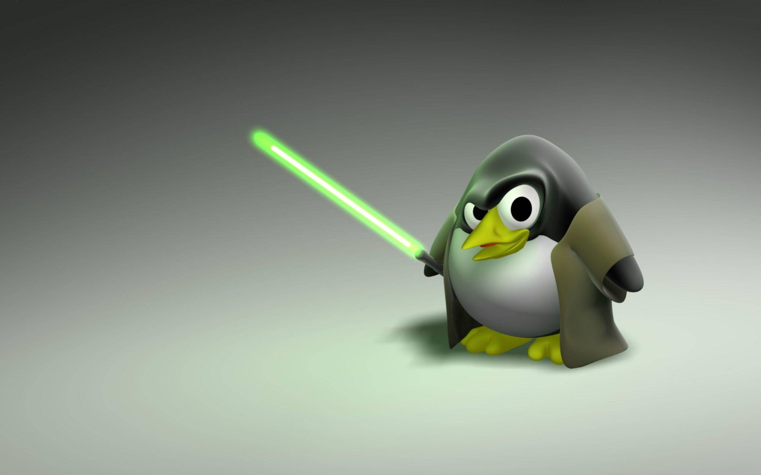 Star WarsテーマのTux公式Linuxデスクトップ 壁紙