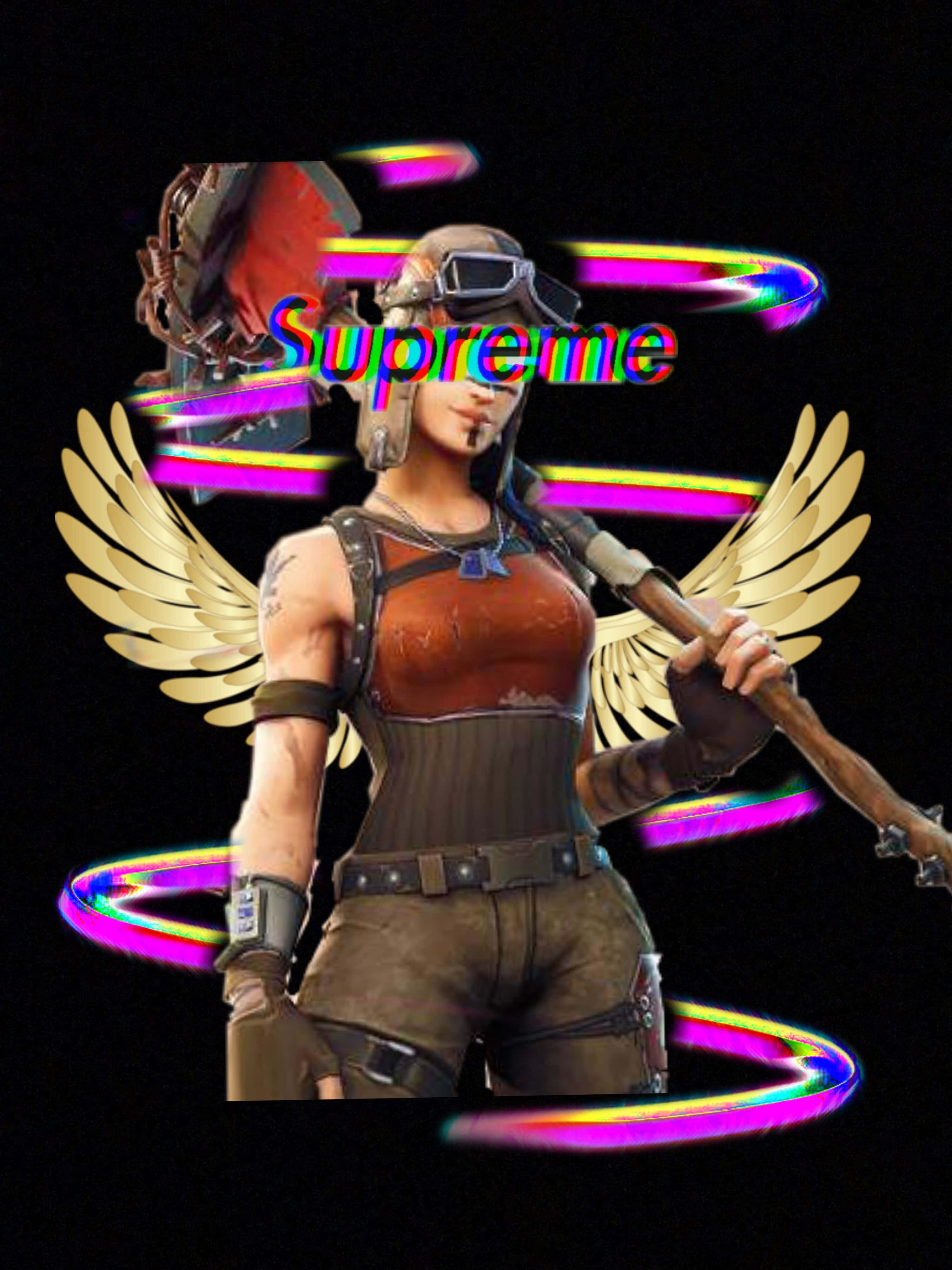 サバイバー魂を解き放て！Supreme Fortnite 壁紙