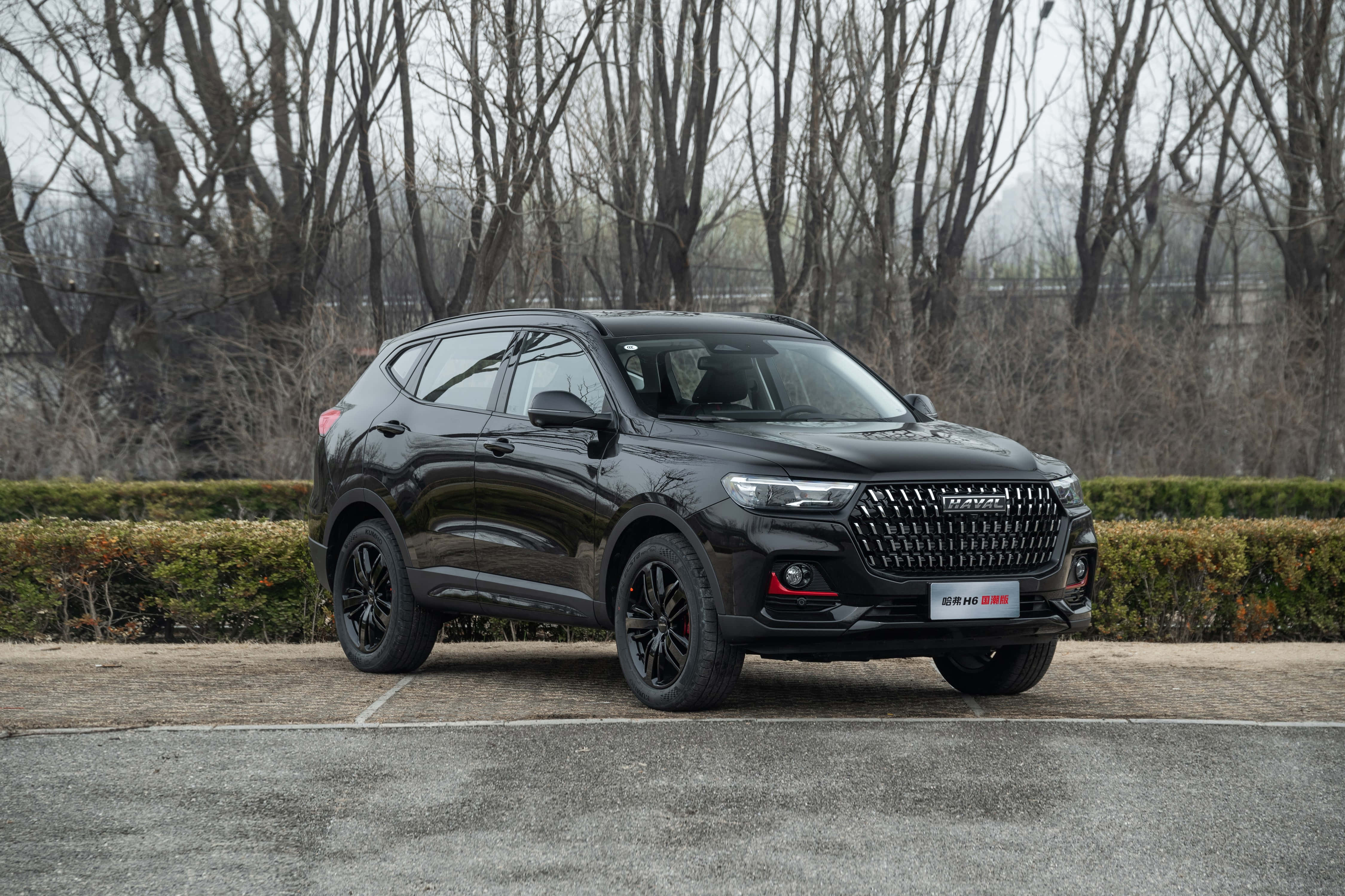 ハバルのスタイリッシュなSUV、道路をクルージング 壁紙